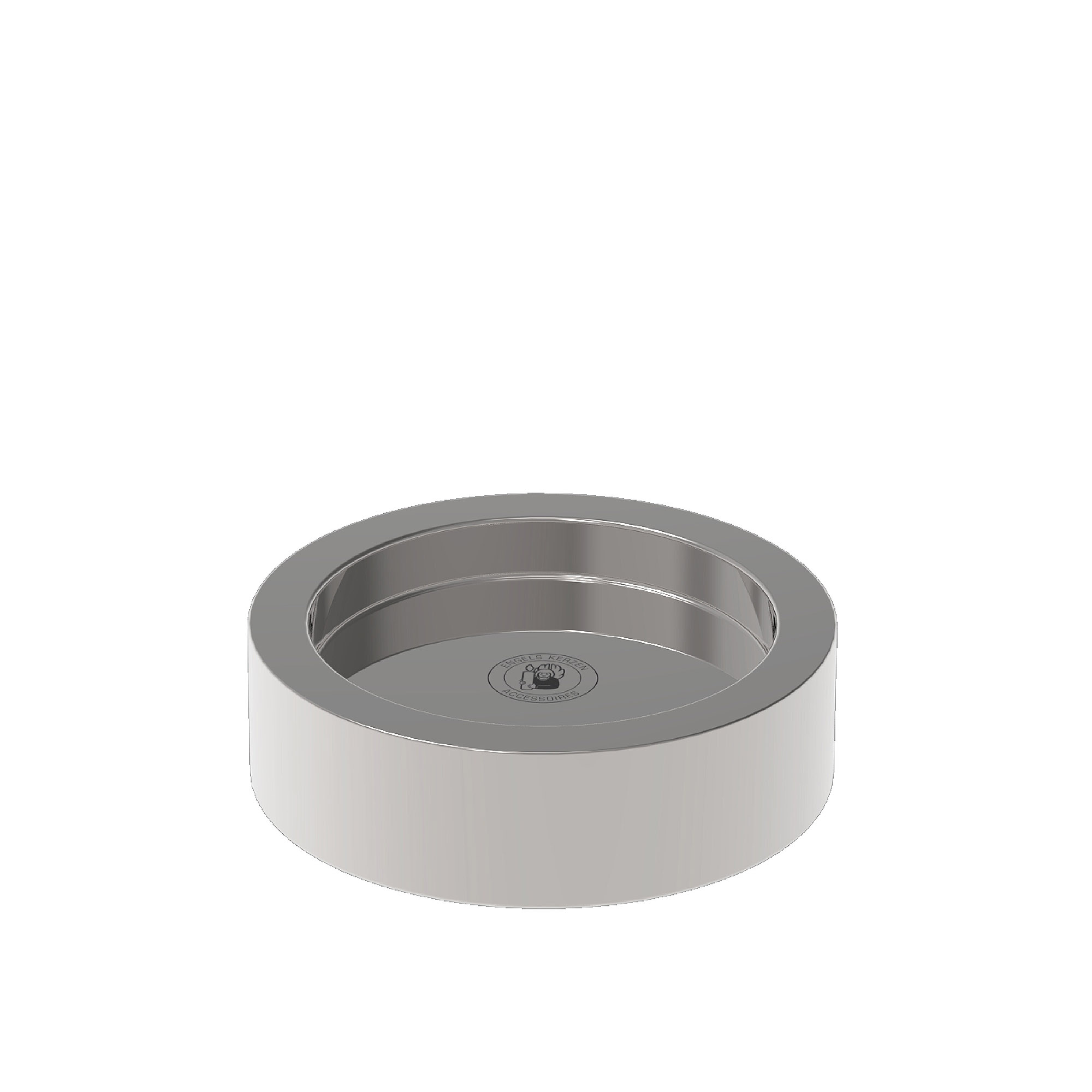 ENGELS KERZEN Kerzenschale Kerzenhalter FONDO 11 cm Edelstahl mattiert