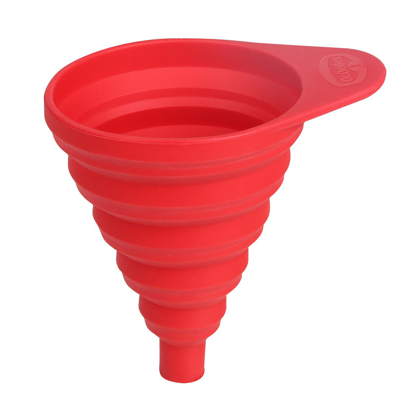 DR.OETKER Faltbarer Silikon-Trichter FLEXXIBEL LOVE zum Befüllen von Flaschen