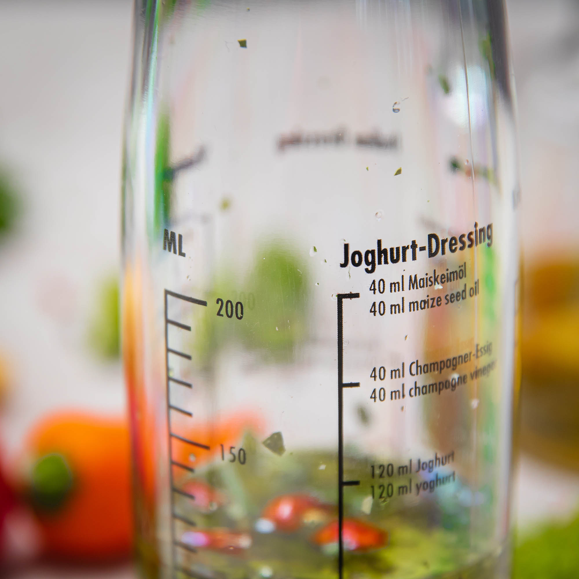 KÜCHENPROFI dressing shaker / salad dressing shaker with 4 recipes