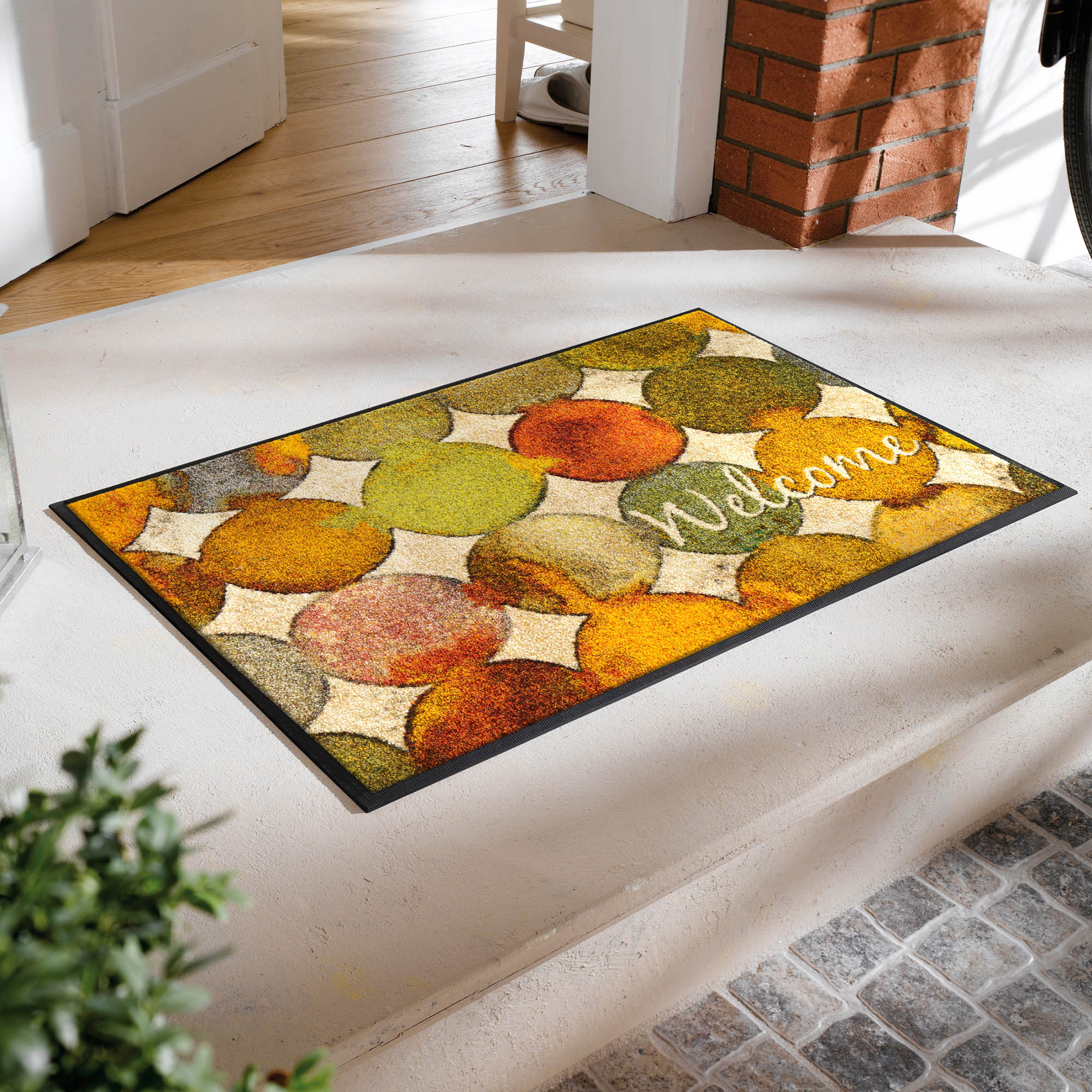 WASH + DRY Fußmatte 50 x 75 cm Motiv CHARMING PATH