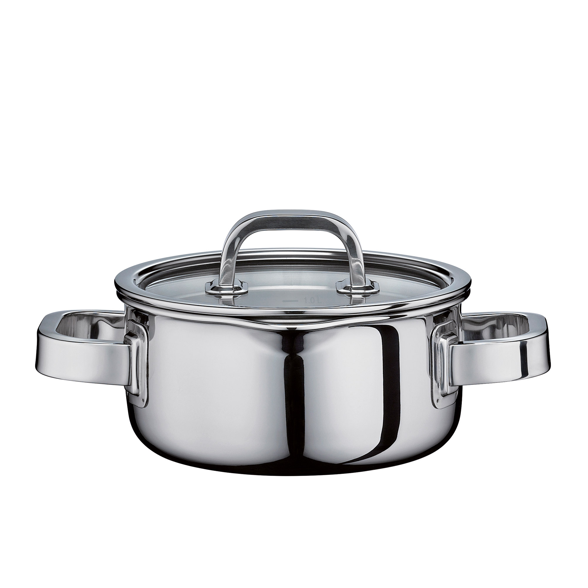 SPRING Bratentopf FINESSE2+ mit Glasdeckel 16 cm 1,4 Liter INDUKTION