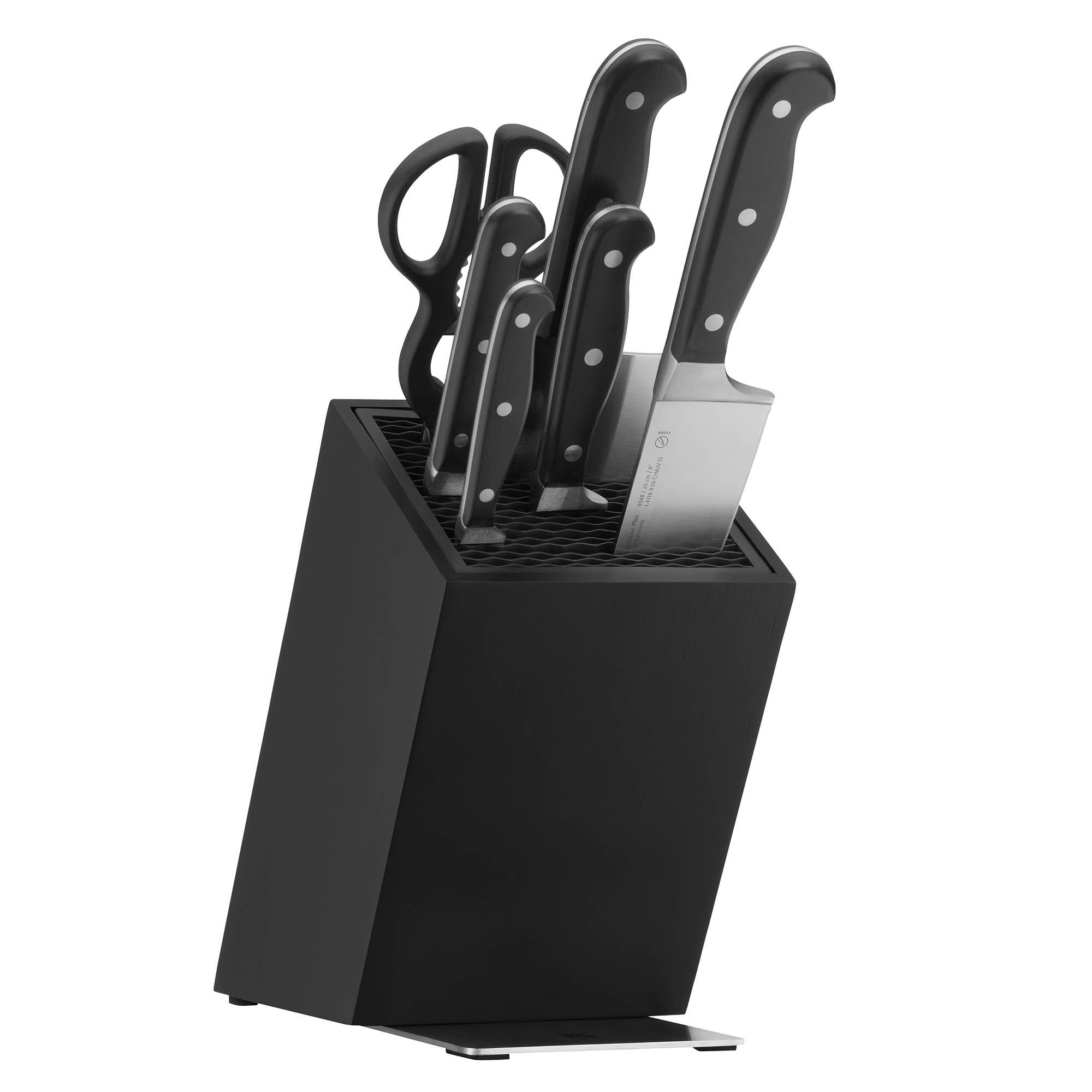 WMF Messerblock FLEXTEC schwarz für bis zu 15 Küchenmesser unbestückt