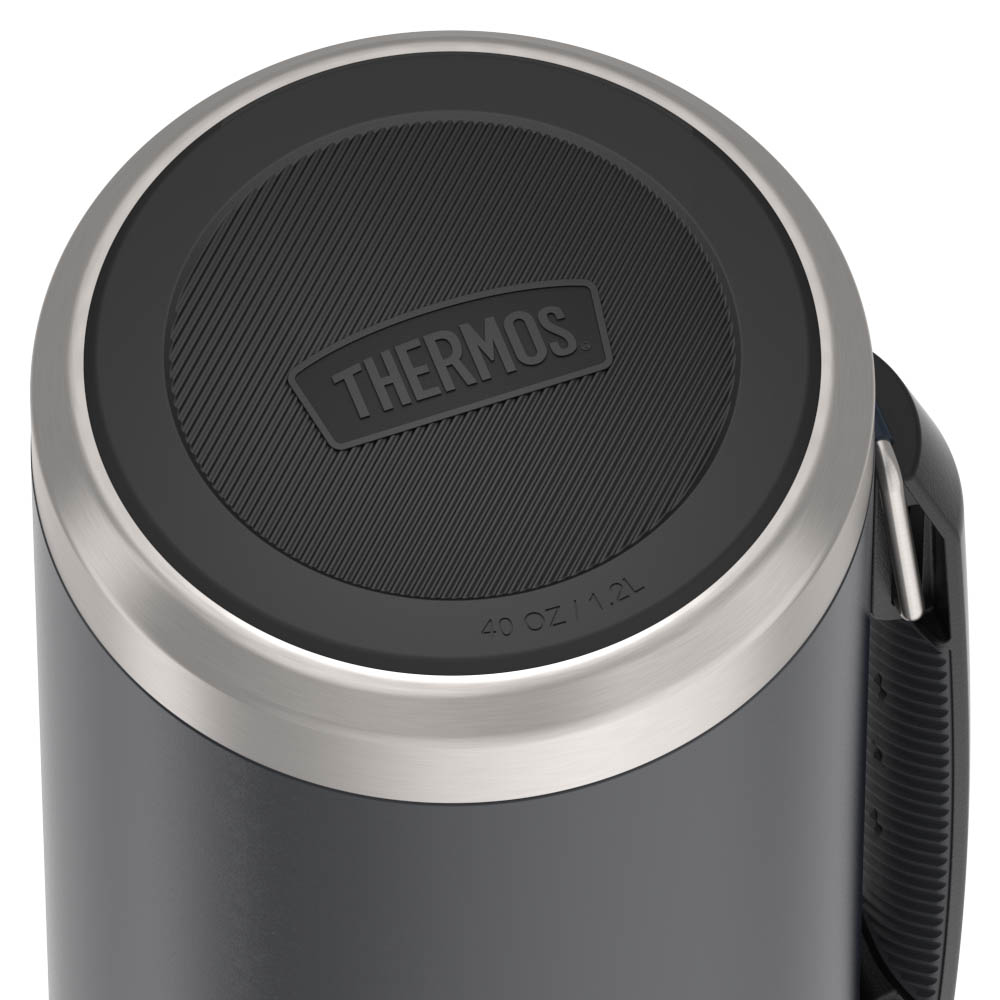THERMOS ICON BEVERAGE BOTTLE 1.2 L Stainless Steel Double-Walled Graphite