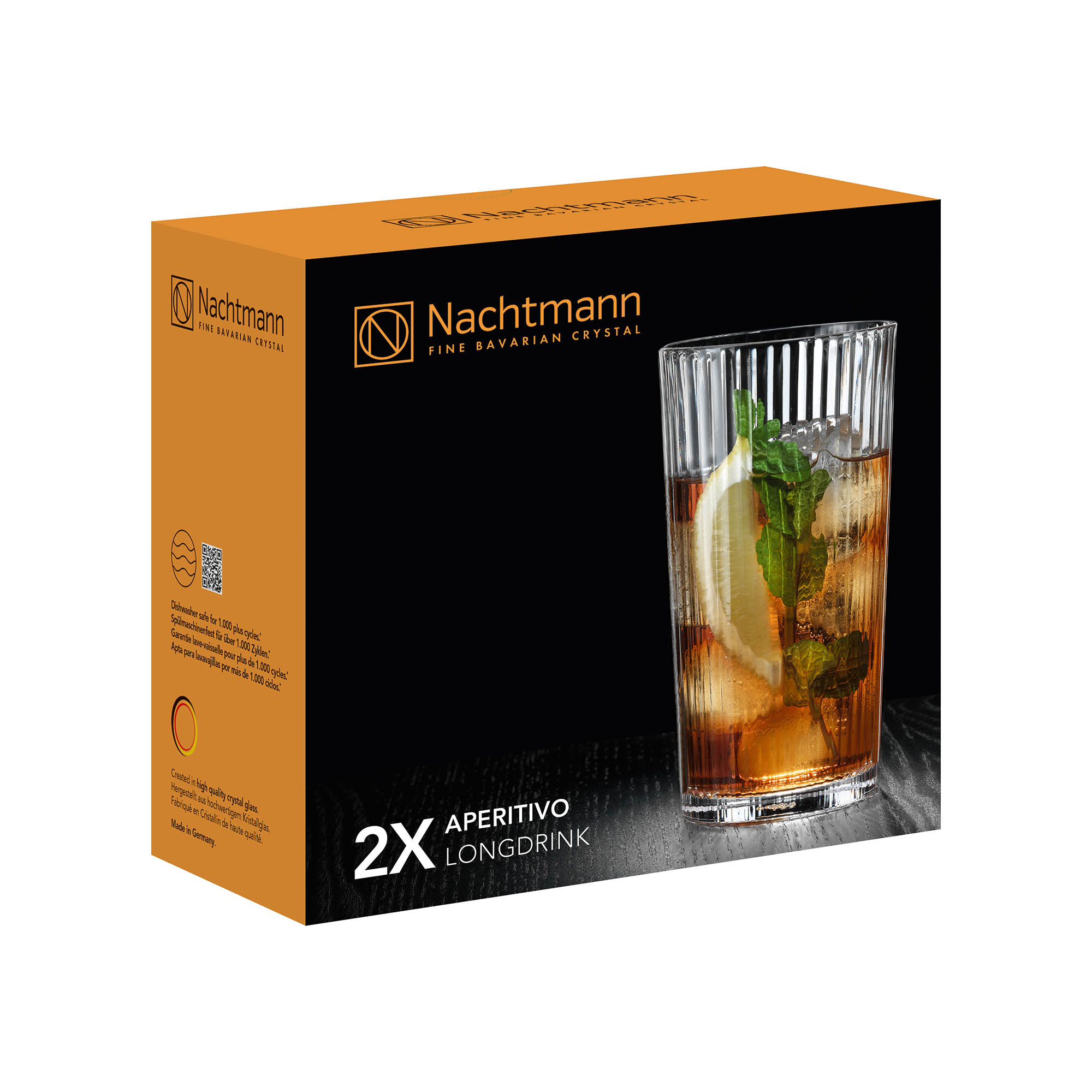 NACHTMANN Longdrinkglas APERITIVO Set mit 2 Stück Inhalt je 395 ml