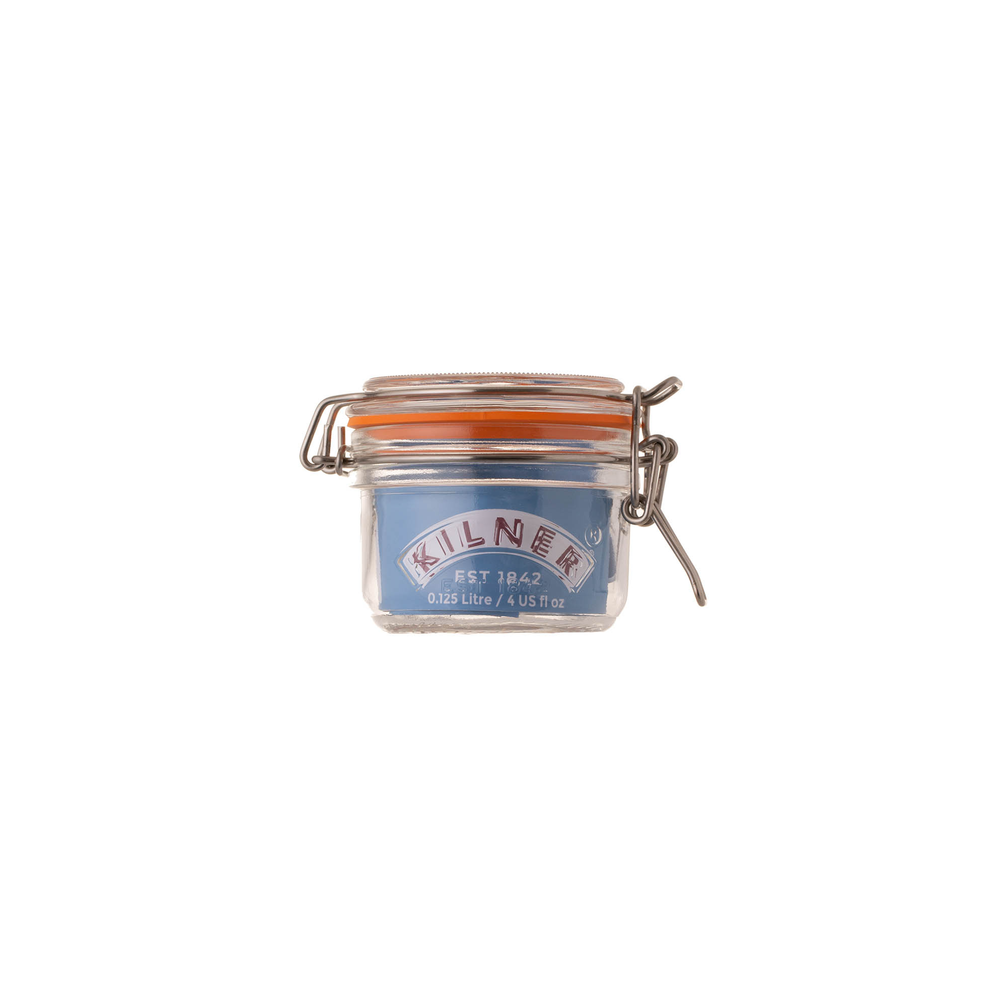 KILNER round swing-top jar, 0.125 litre, storage jar, spice jar