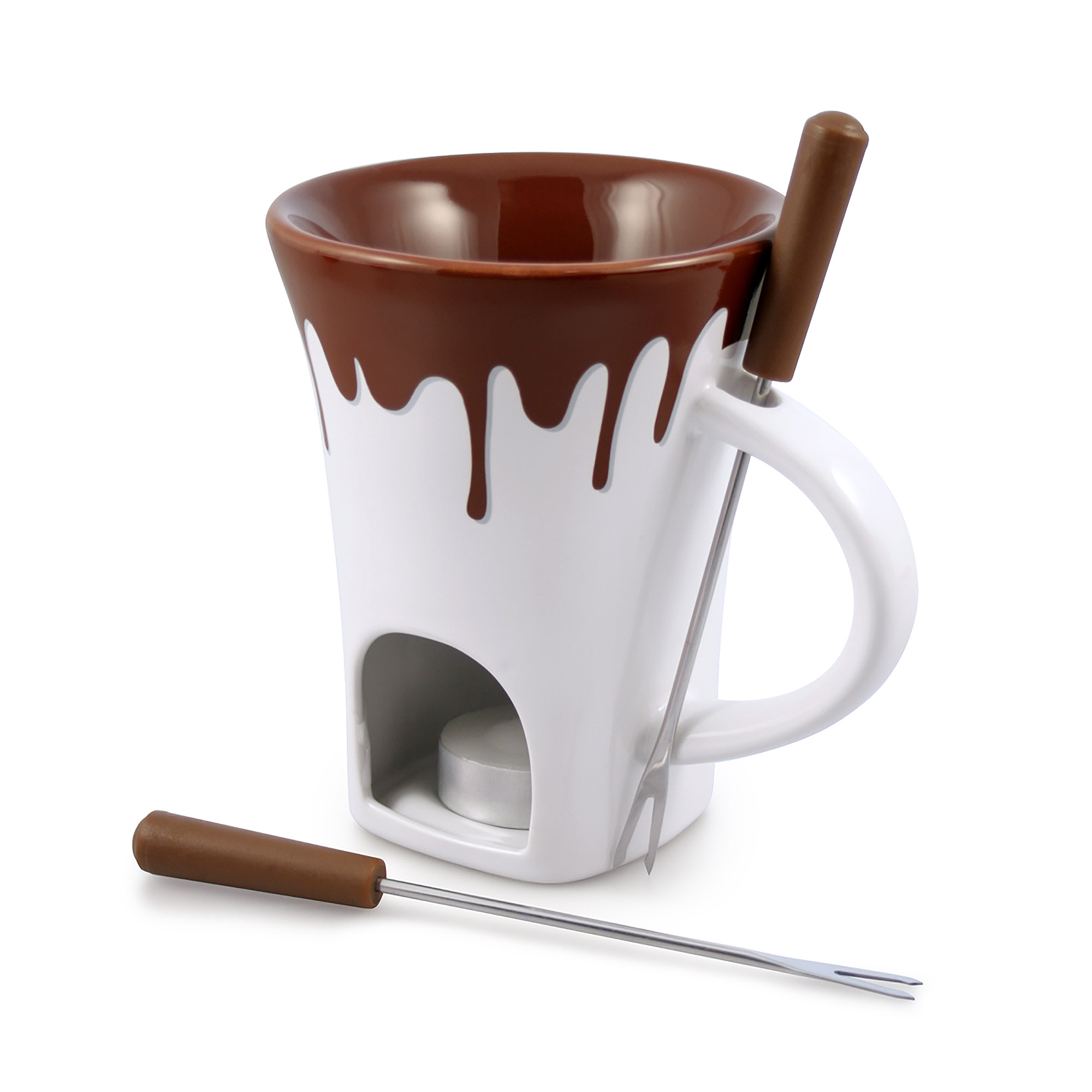 SWISSMAR Schokoladen-Fondue Becher-Set NOSTALGIA 125 ml