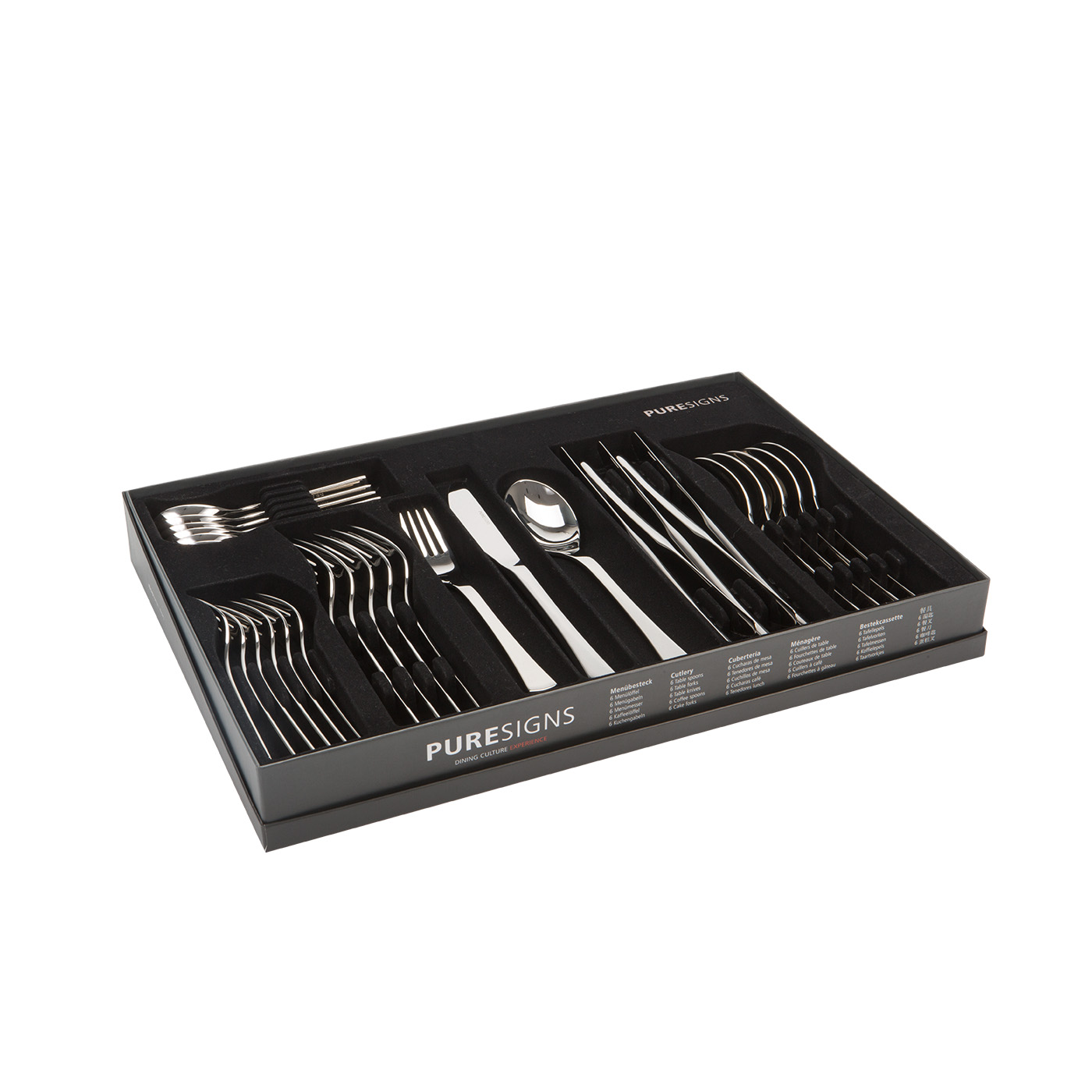 PURESIGNS cutlery VENTI 30 pieces matt finish