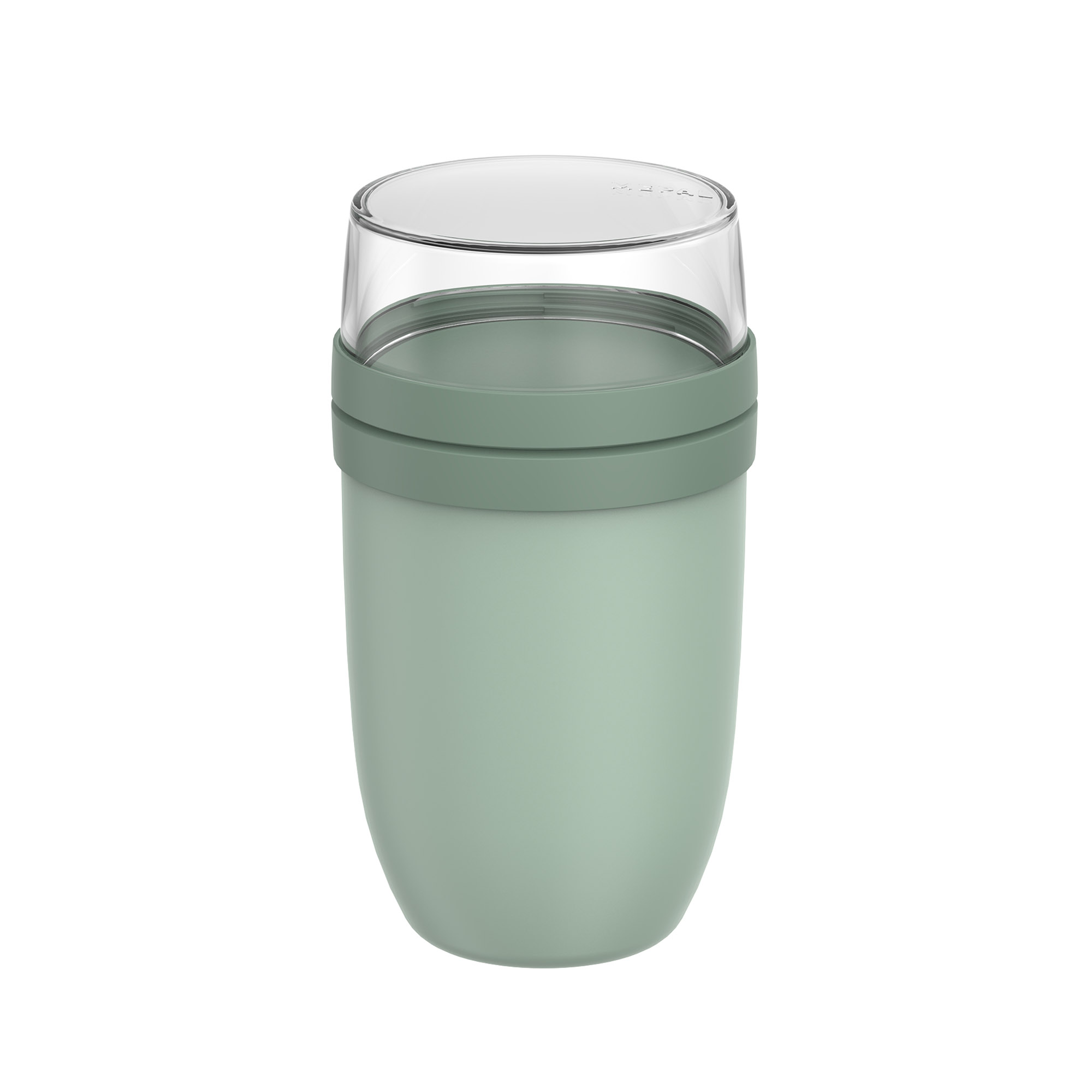 MEPAL Lunchpot ELLIPSE XL Snackbox mit 2 Behältern 750 + 300 ml nordic sage