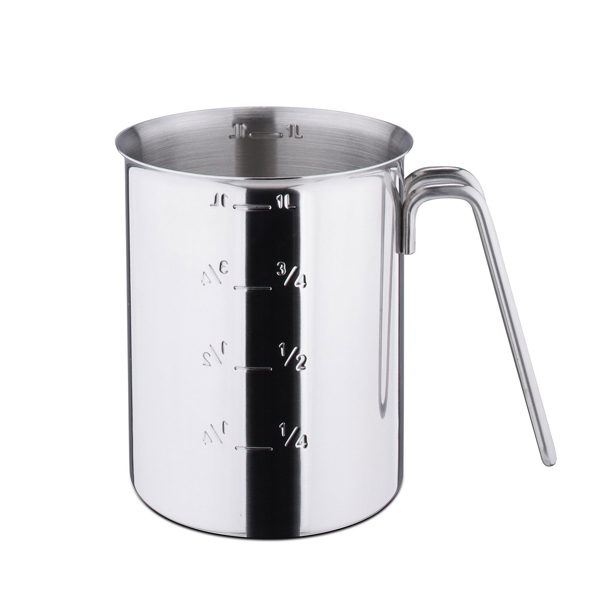 WEIS Messbecher aus Edelstahl 1,0 Liter