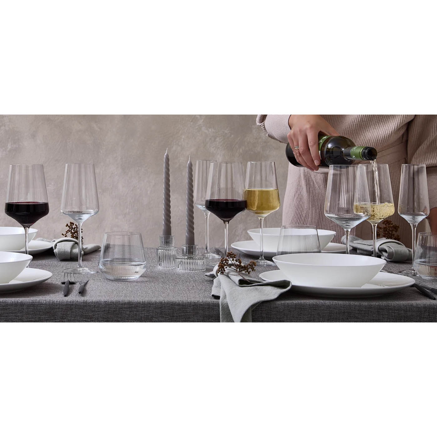 RITZENHOFF set of 2 white wine glasses SONNENSCHLIFF Contents 400 ml each