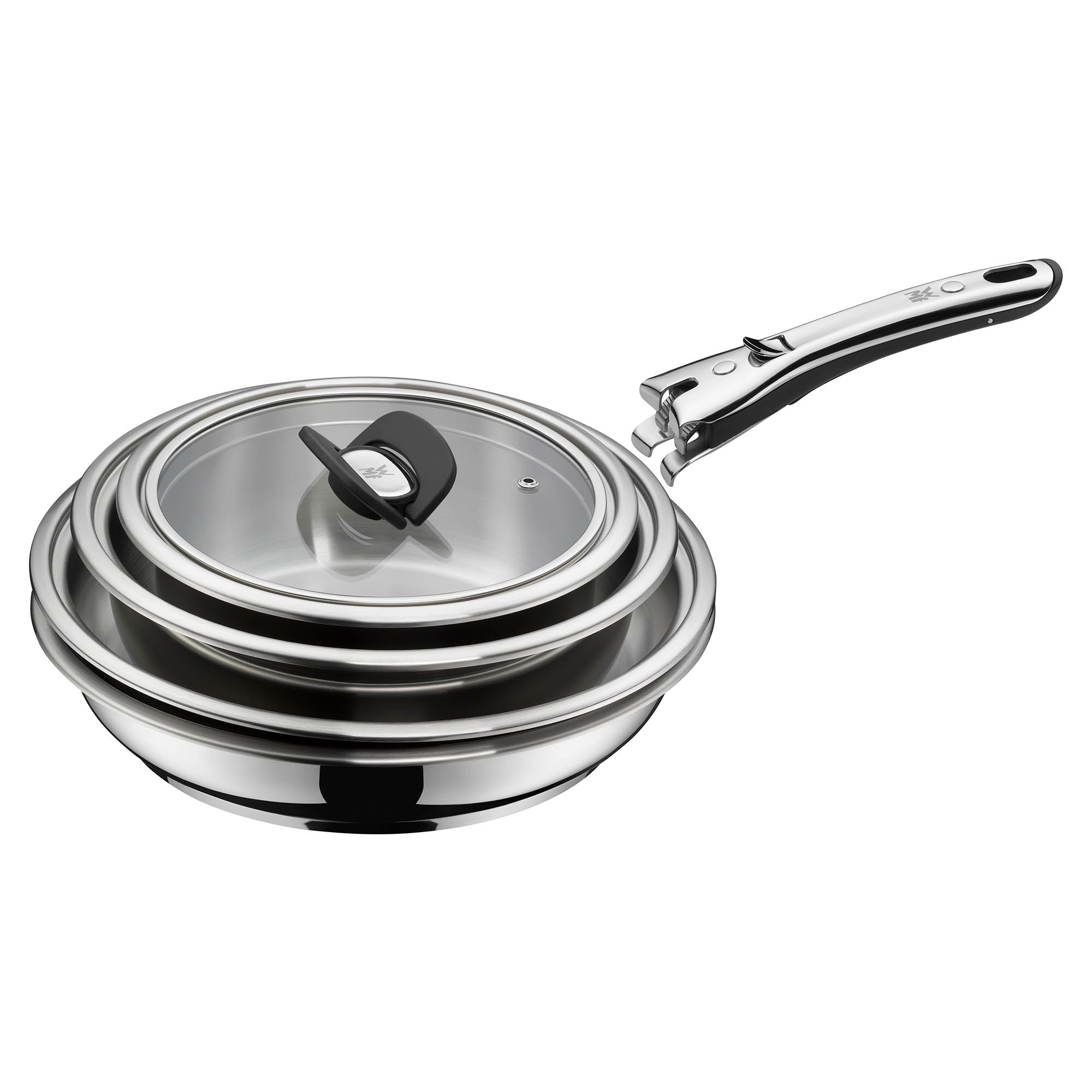 WMF CLICK & SERVE frying pan stainless steel non-stick coated 28 cm INDUCTION