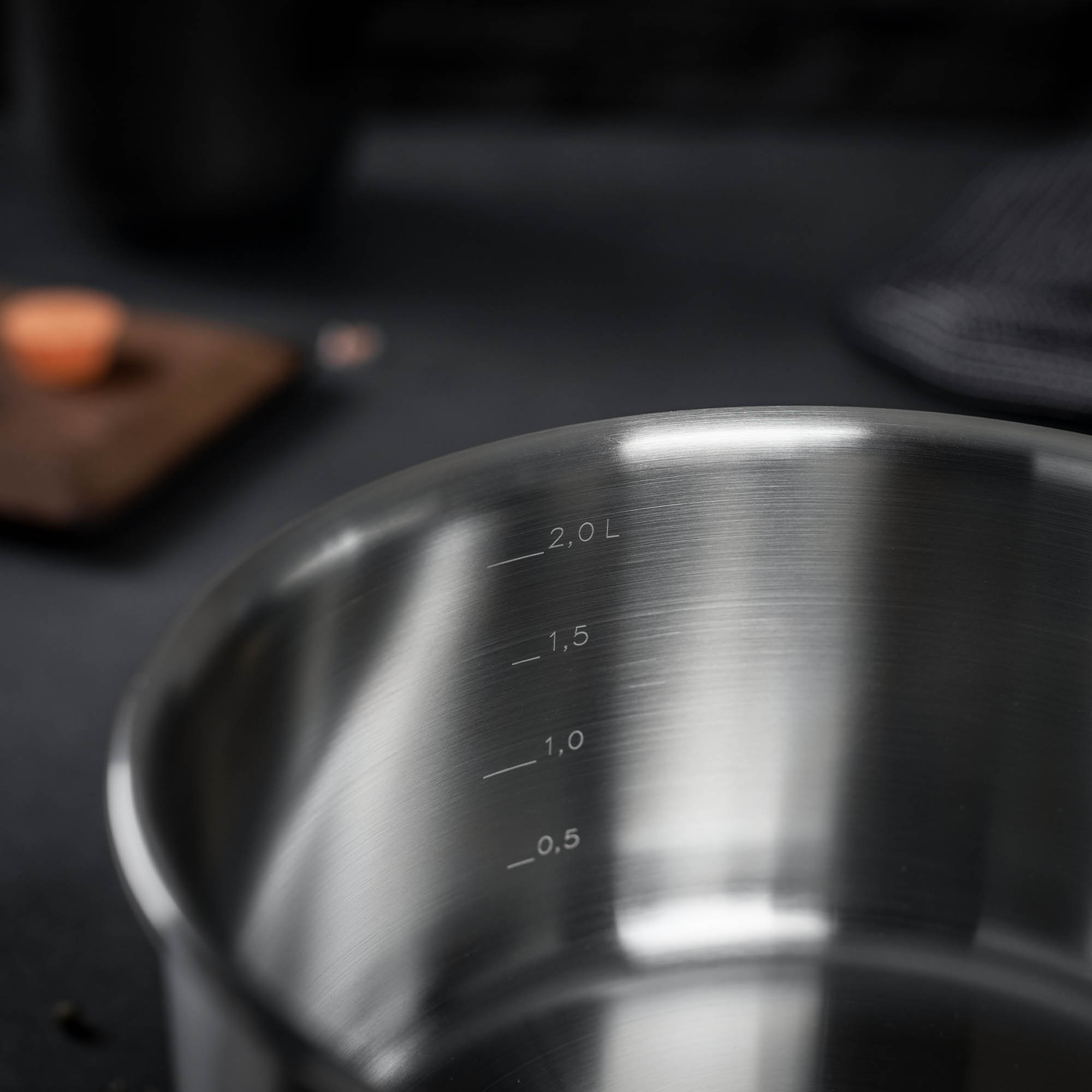 KUHN RIKON saucepan set 3-piece CULINARY FIVEPLY stainless steel 5-ply INDUCTION