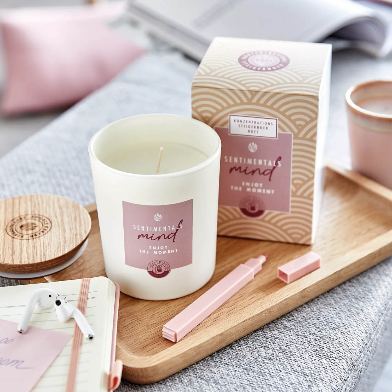 ENGELS KERZEN Duftkerze im Glas SENTIMENTALS MIND Enjoy the Moment 360 g