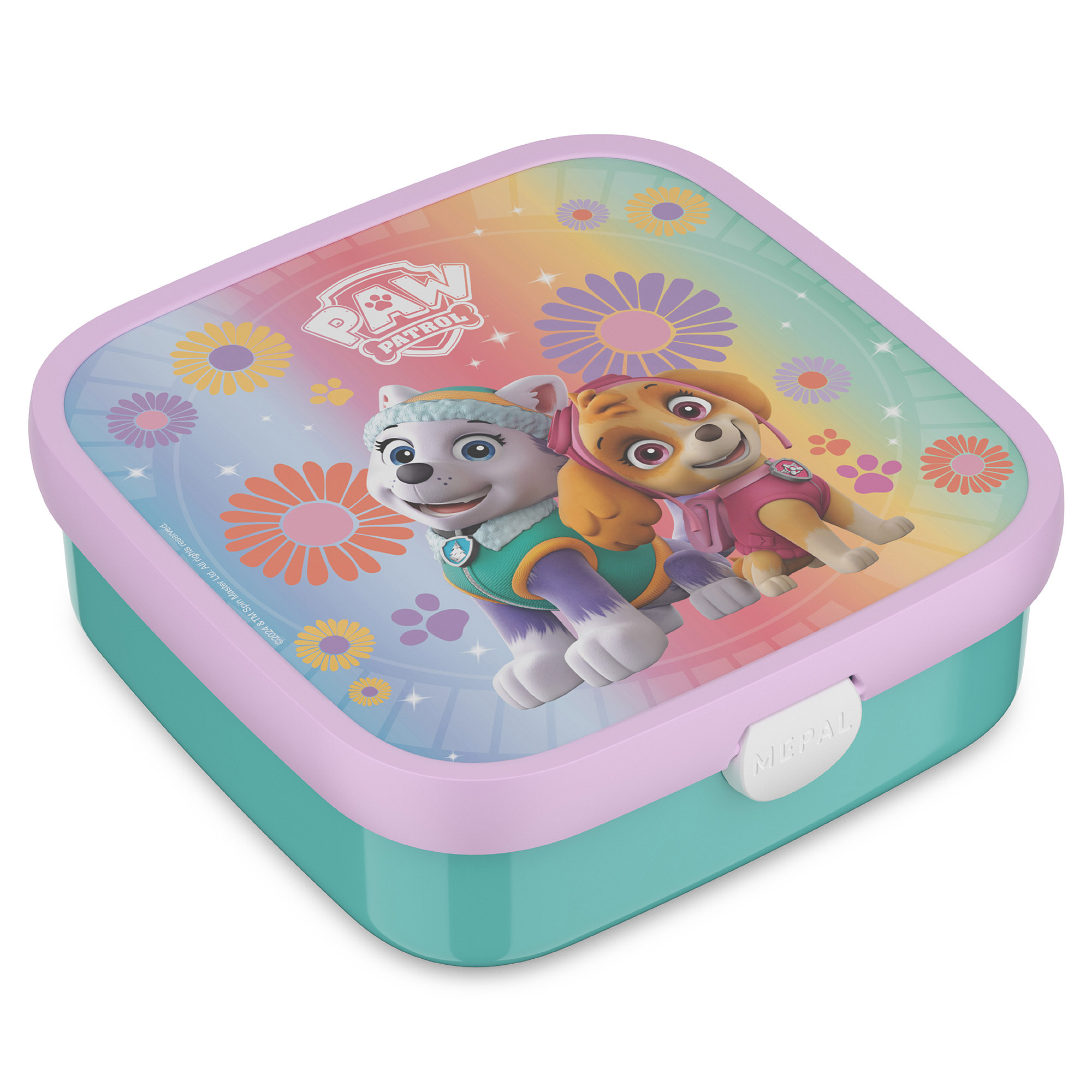 MEPAL Brotdose CAMPUS groß mit 2 Bento-Einsätzen 1,3 Liter Motiv Paw Patrol Girls