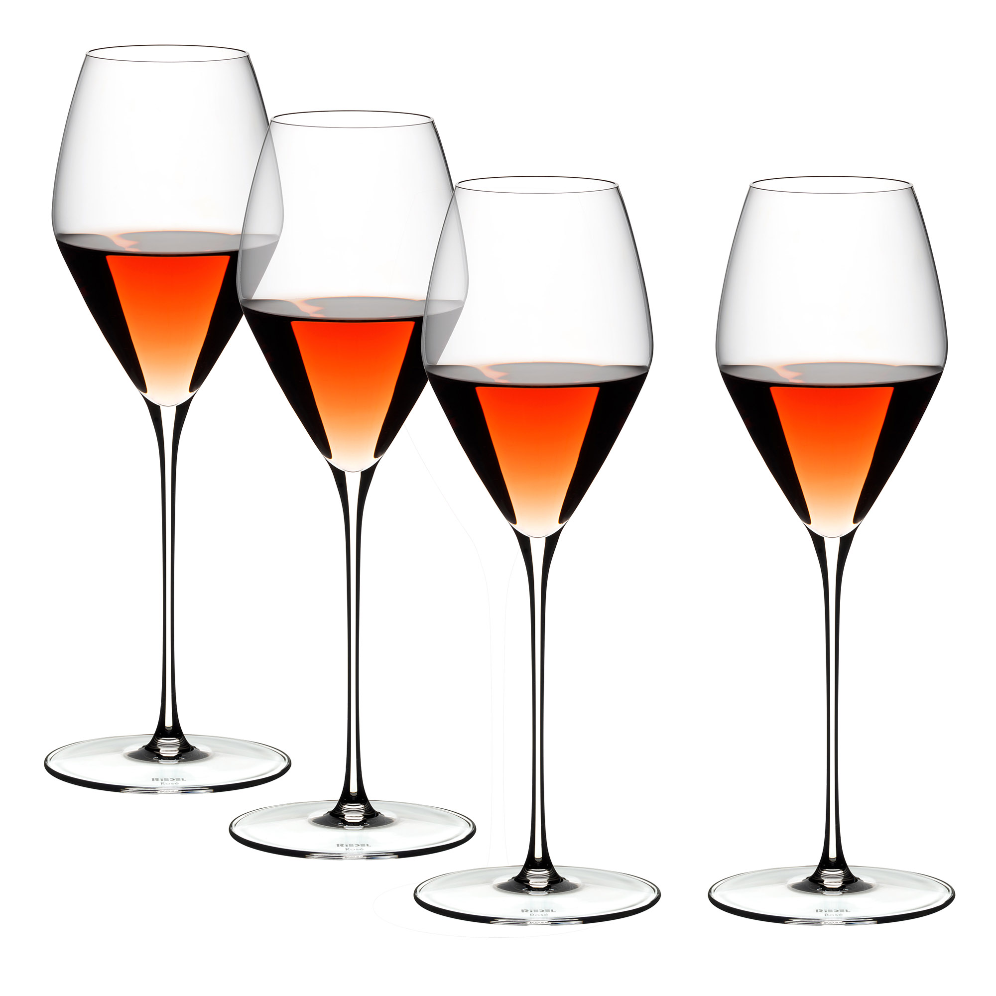 RIEDEL Serie VELOCE 4er-Vorteils-Set Roséweinglas Inhalt 347 ml
