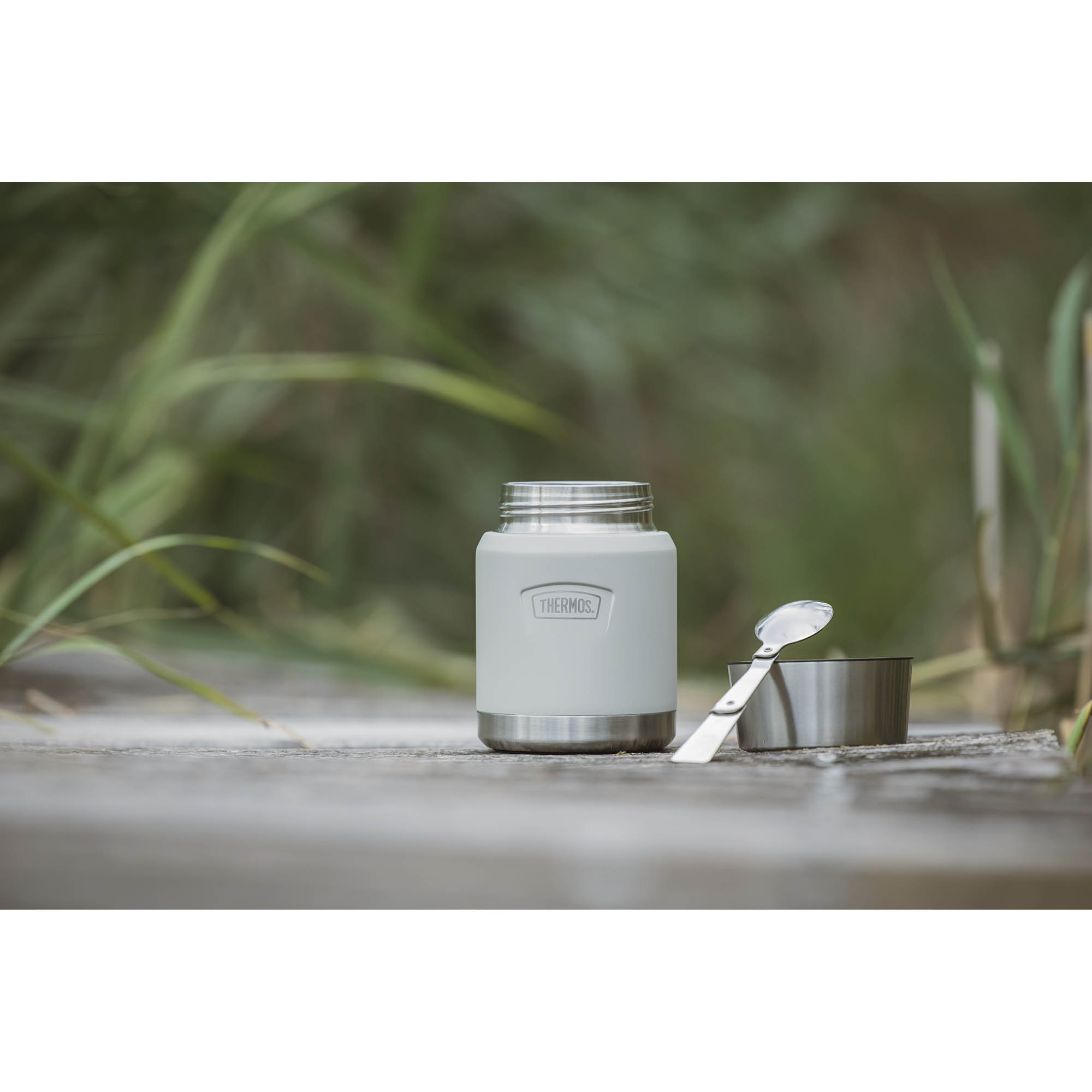 THERMOS Isolierspeisegefäß ICON FOOD JAR 0,47 Liter Edelstahl doppelwandig forest