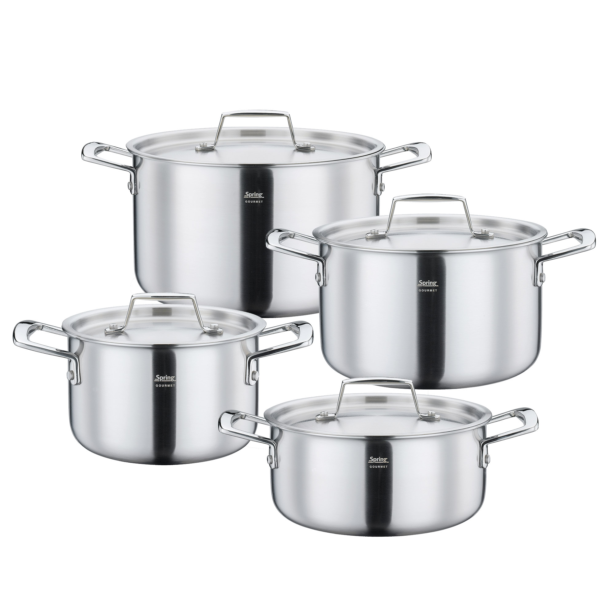 SPRING Topf-Set GOURMET 4-teilig INDUKTION