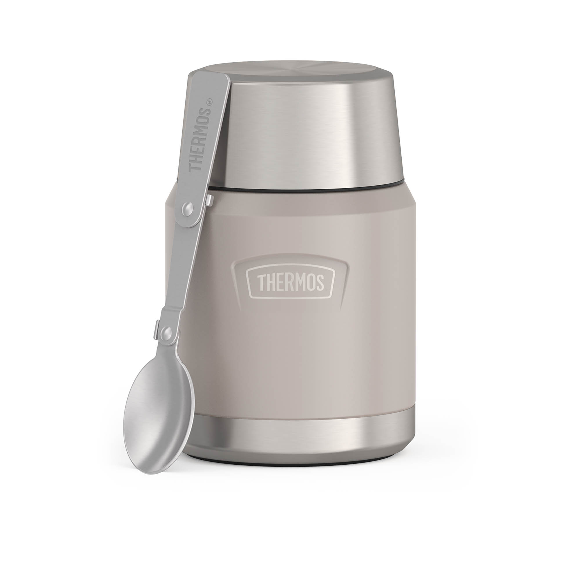 THERMOS Isolierspeisegefäß ICON FOOD JAR 0,47 Liter Edelstahl doppelwandig sandstone