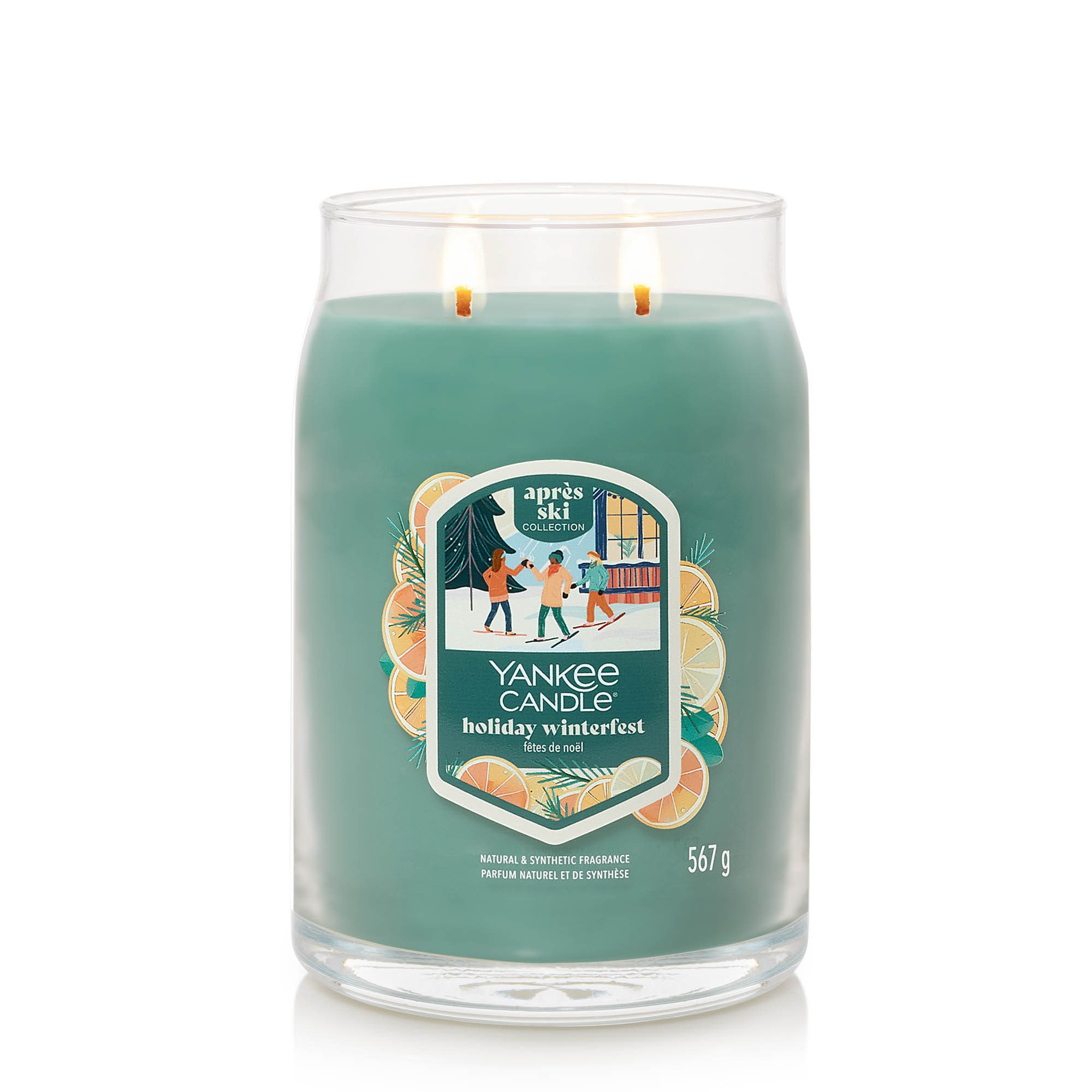 YANKEE CANDLE Große Signature Kerze HOLIDAY WINTERFEST 567 g Duftkerze