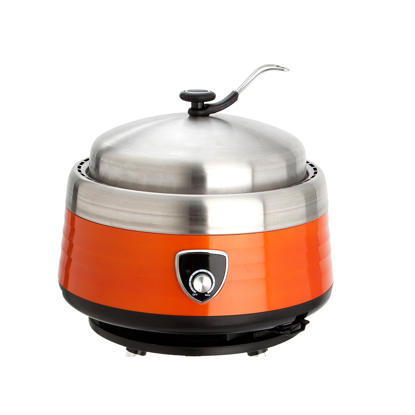 ALLGRILL Kompakter multifunktionaler Holzkohlegrill VULCANO orange