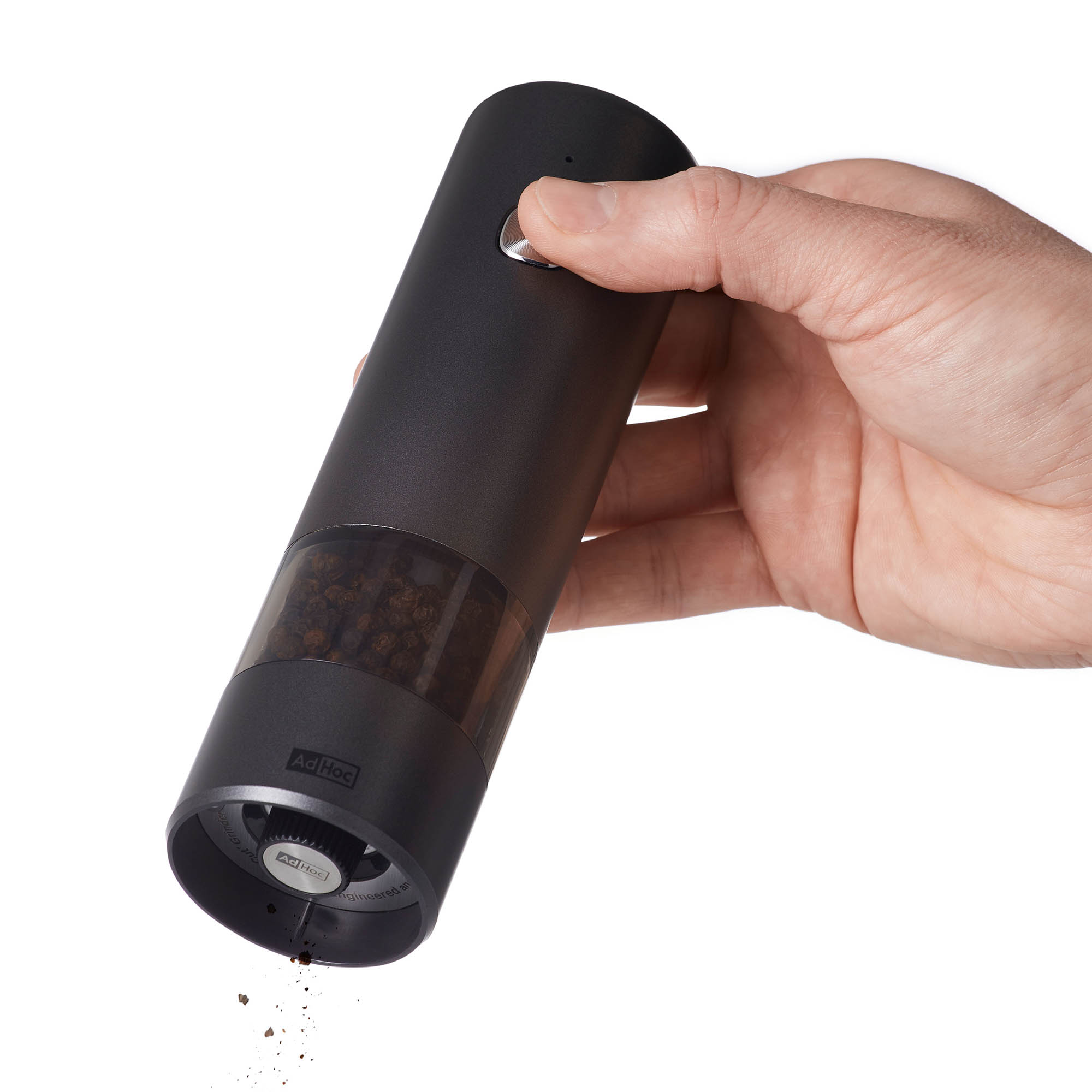 AdHoc electric pepper mill and salt mill i.MILL in a set 17 cm rechargeable