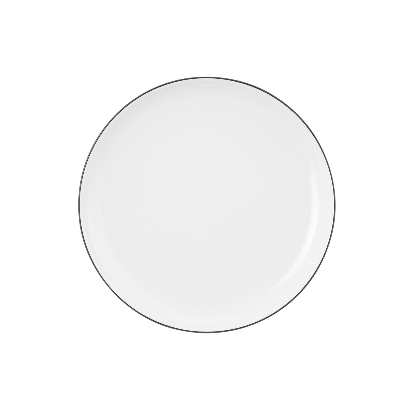 Seltmann Weiden LIDO Black Line 10826 Brotteller rund 17 cm 6 Stück