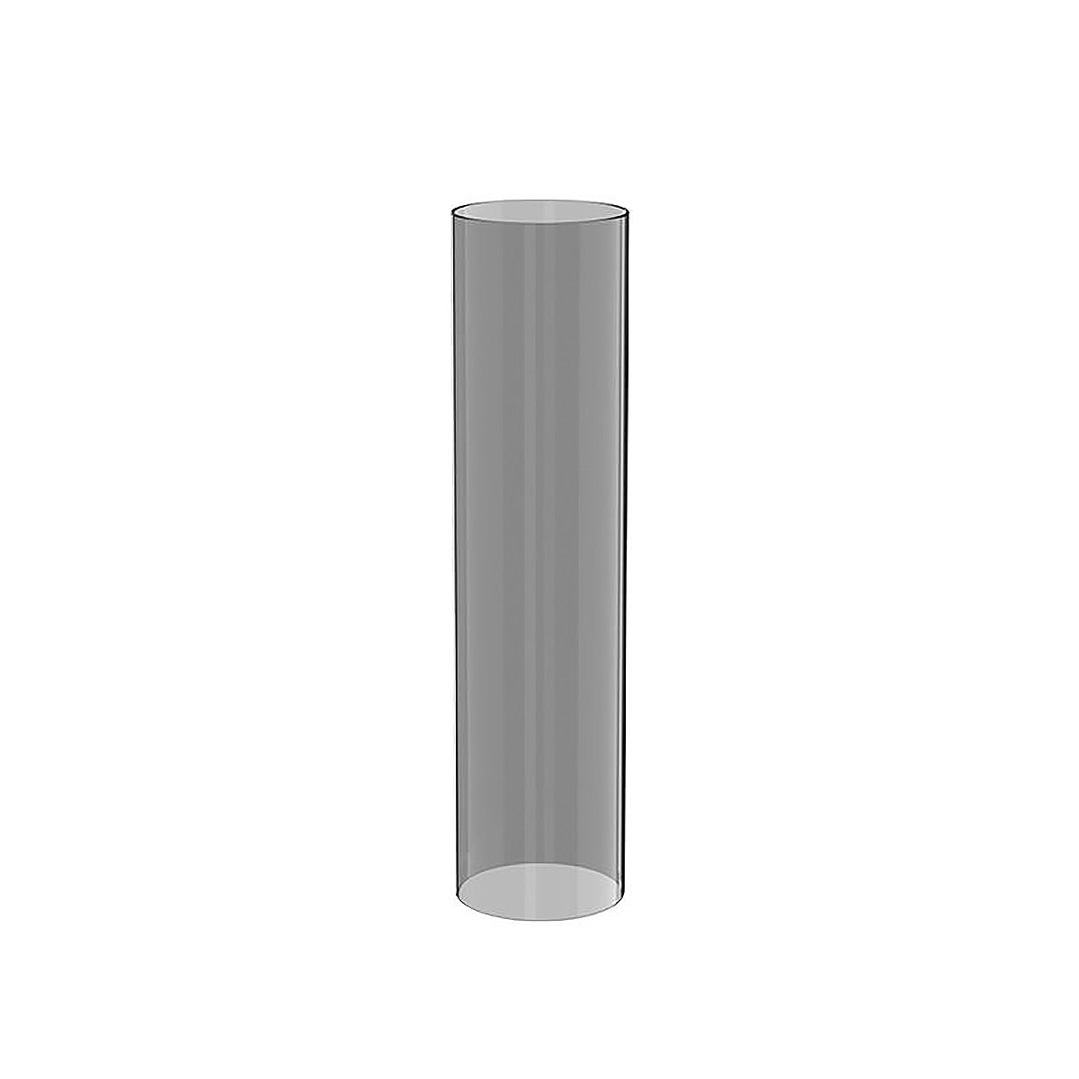 HÖFATS Glaszylinder schwarz Ersatzglas für Tischfeuer SPIN air 1200 / SPIN X 1200