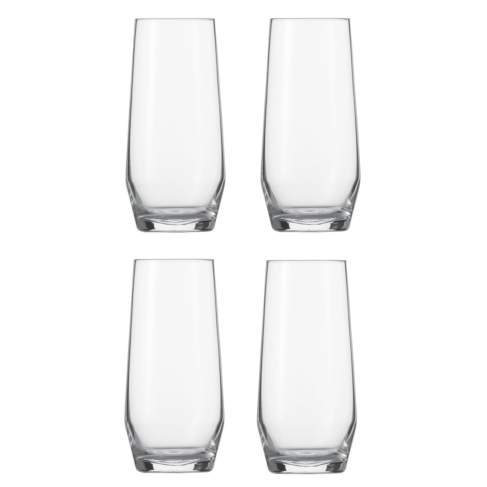 ZWIESEL GLAS Serie PURE Becher 4 Stück Inhalt 357 ml Wasserglas