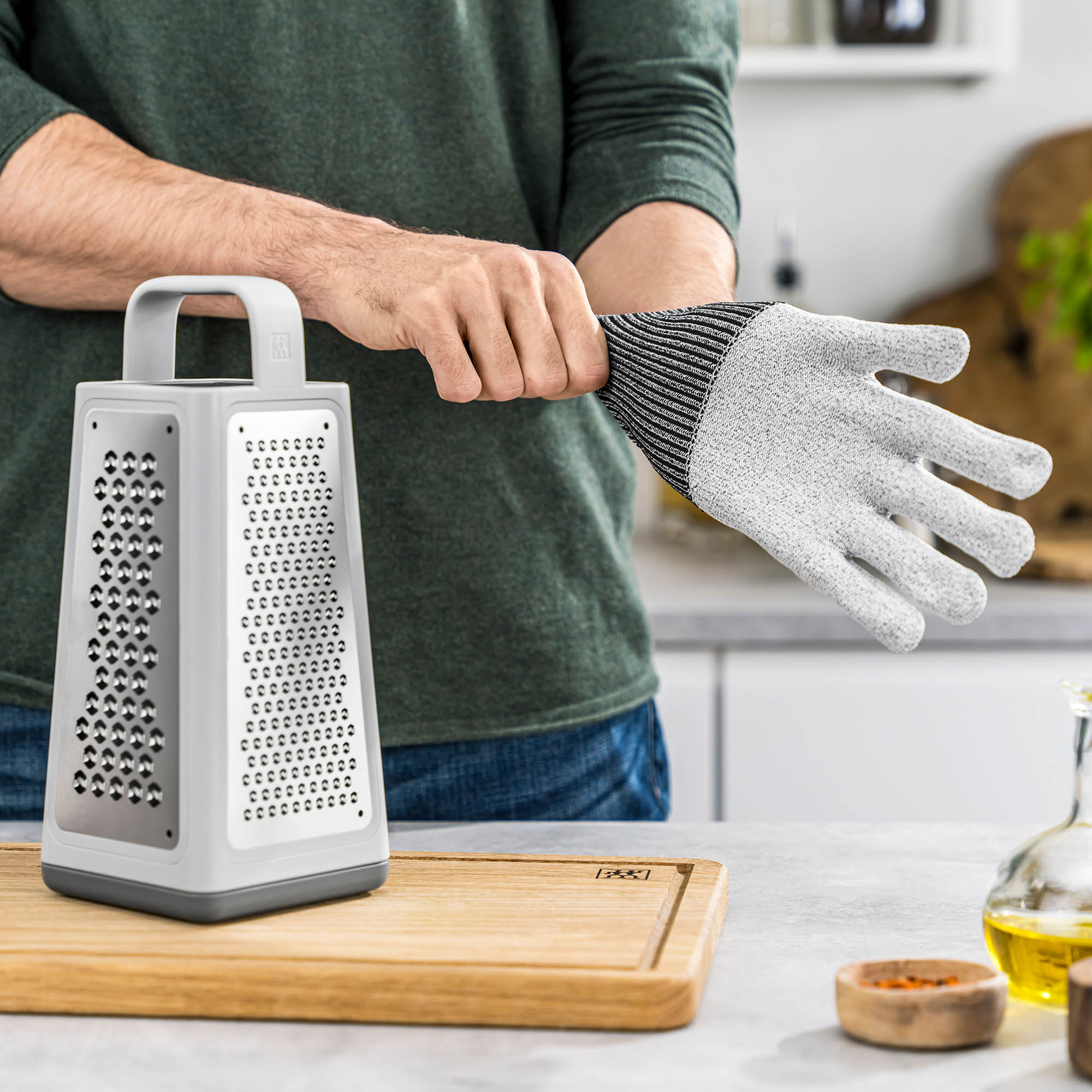 ZWILLING Schnittschutzhandschuh Z-CUT Universalgröße für Rechts- und Linkshänder