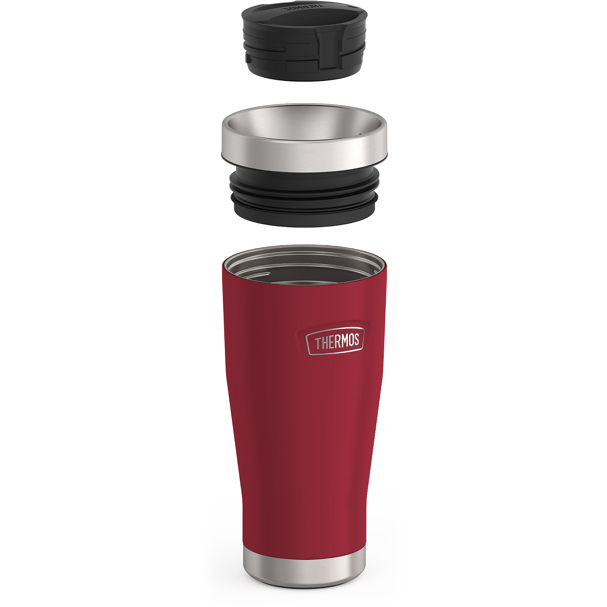THERMOS Isoliertrinkbecher ICON MUG 0,47 Liter Edelstahl doppelwandig berry