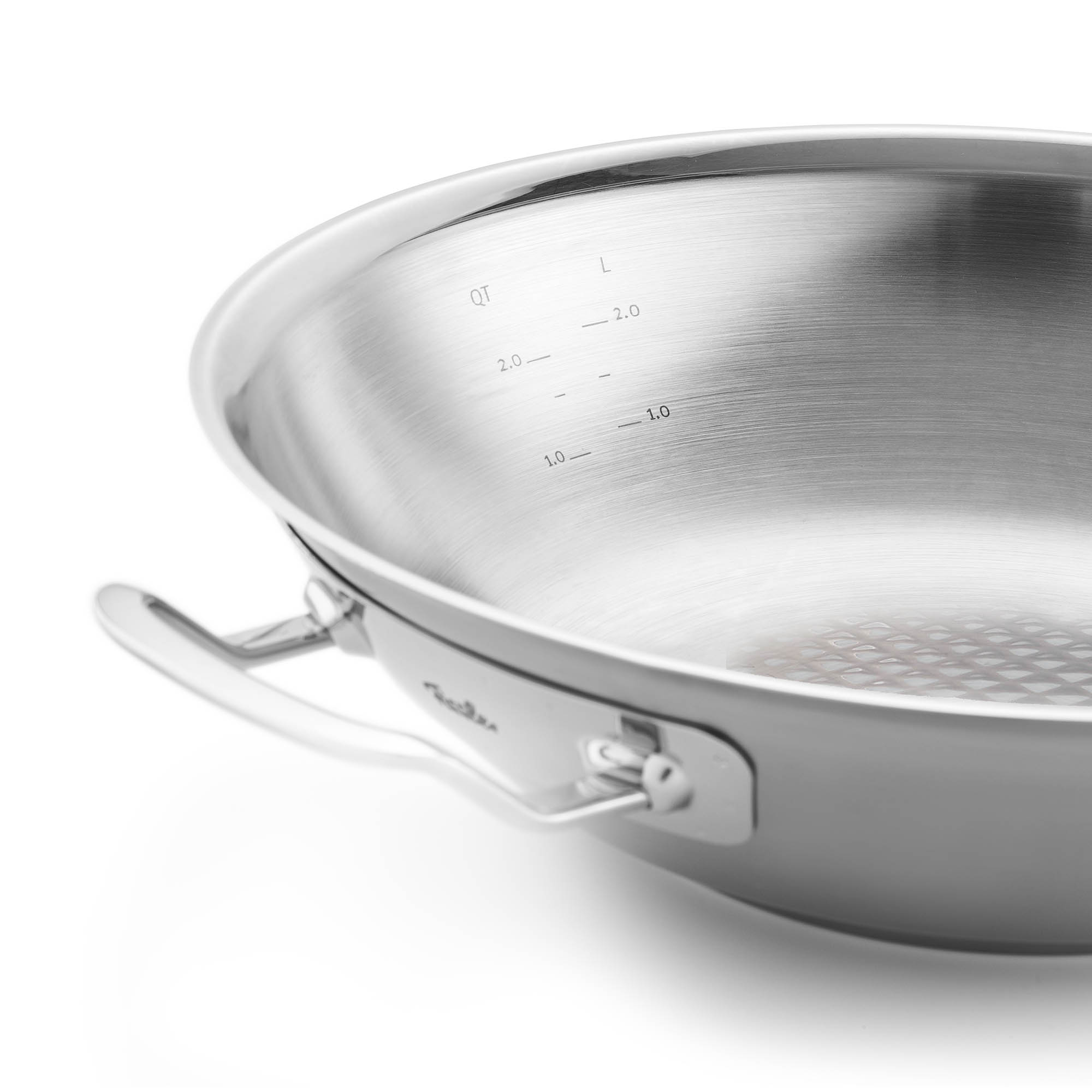 FISSLER Original-Profi Collection Stielwok 32 cm mit Deckel Wokpfanne