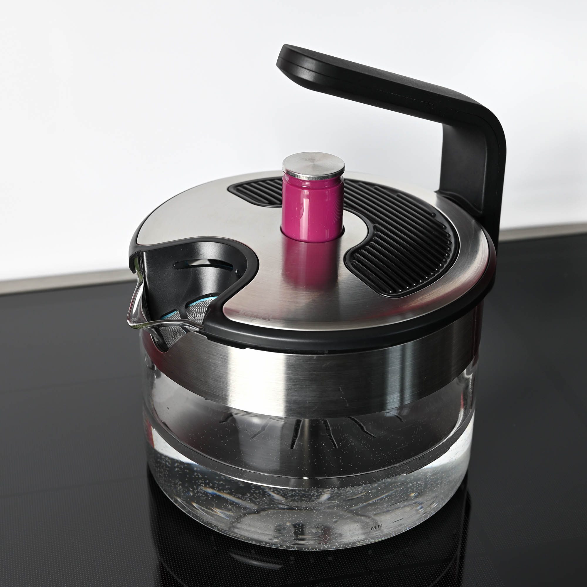 KEZZEL Wasserkessel / Wasserkocher für Induktionsherde mit Abschalt-Automatik 1,5 Liter