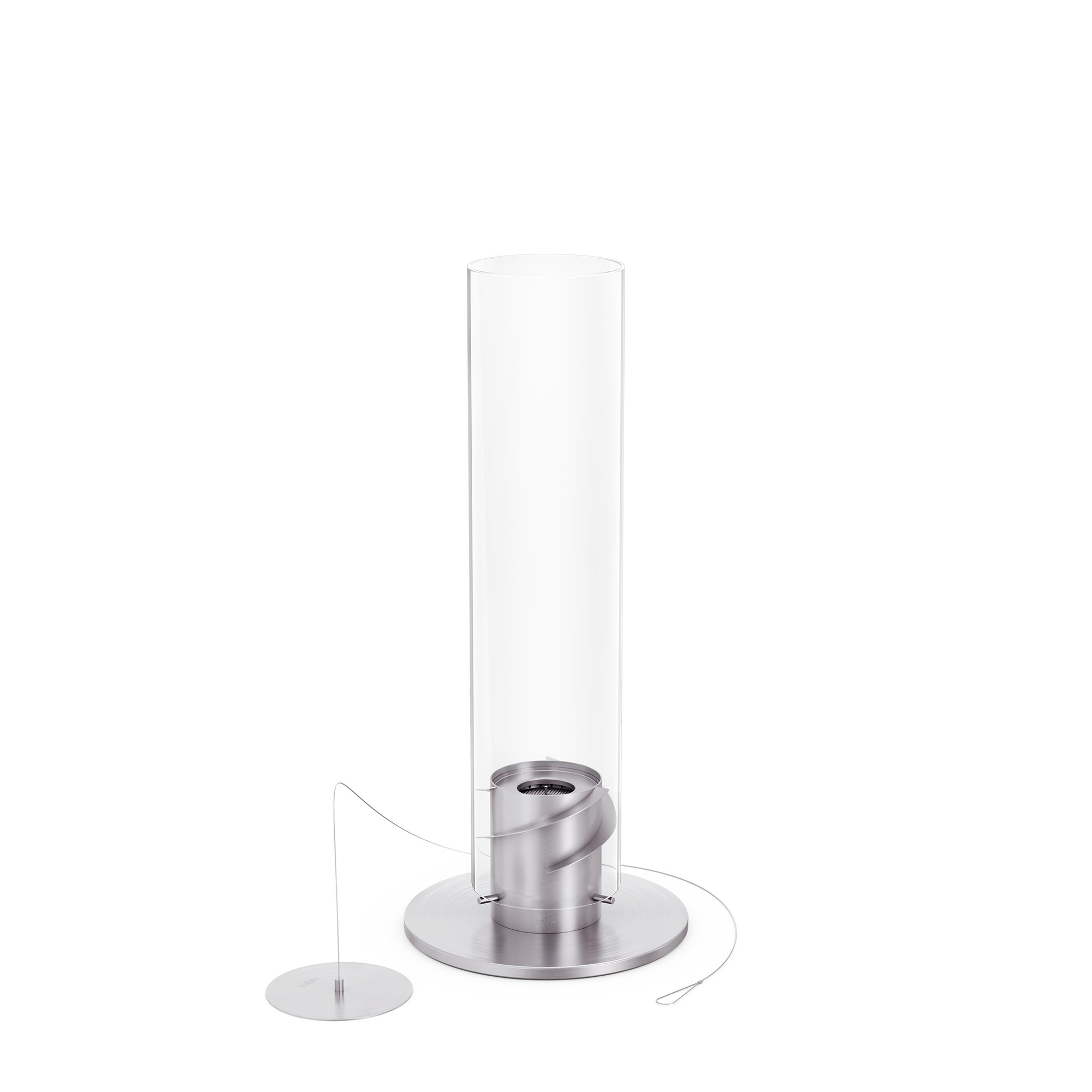 HÖFATS Tischfeuer SPIN classic 900 mit Bio-Burner silber