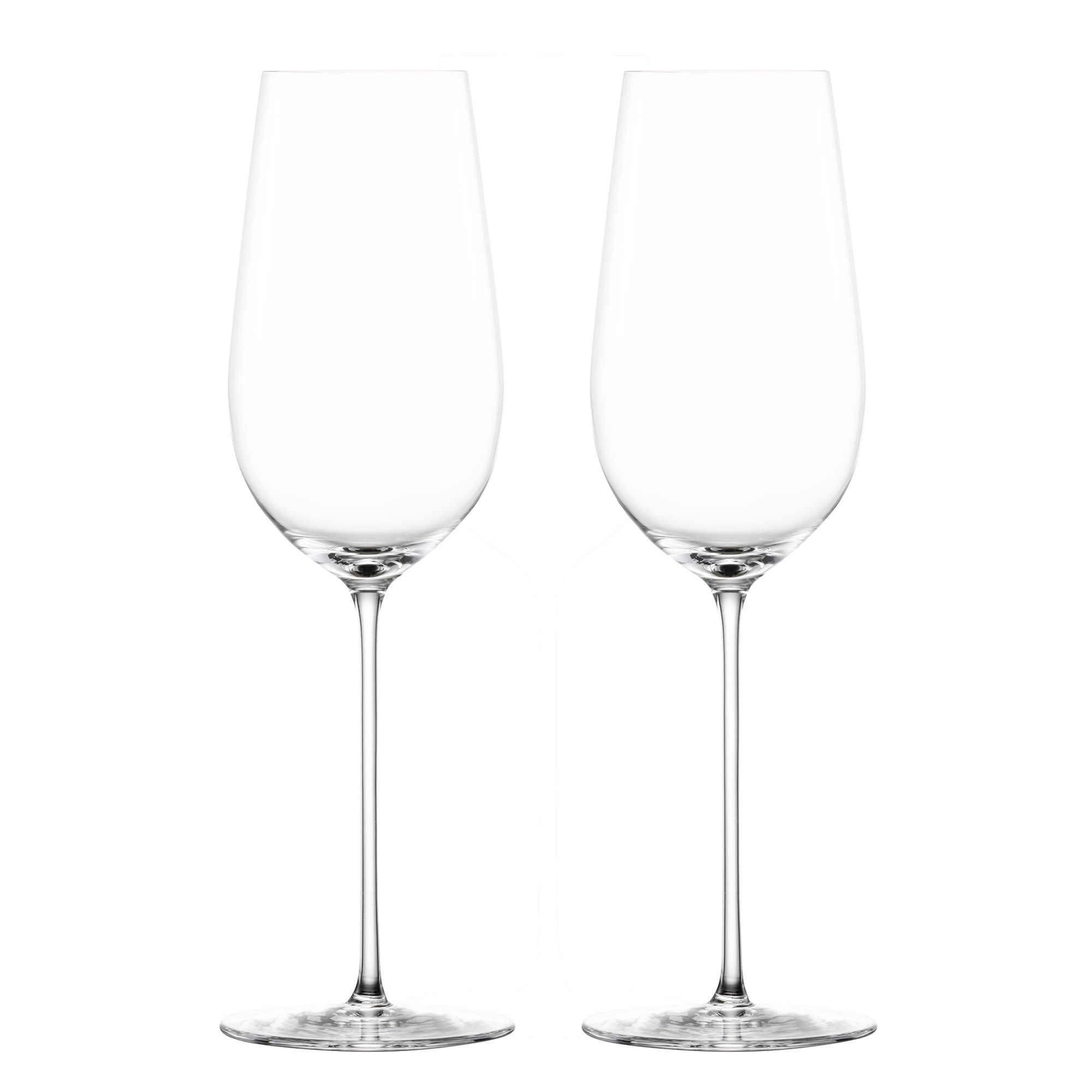 ZWIESEL GLAS Serie VUELO Sektglas Schaumweinglas mit Moussierpunkt 2 Stück 323 ml