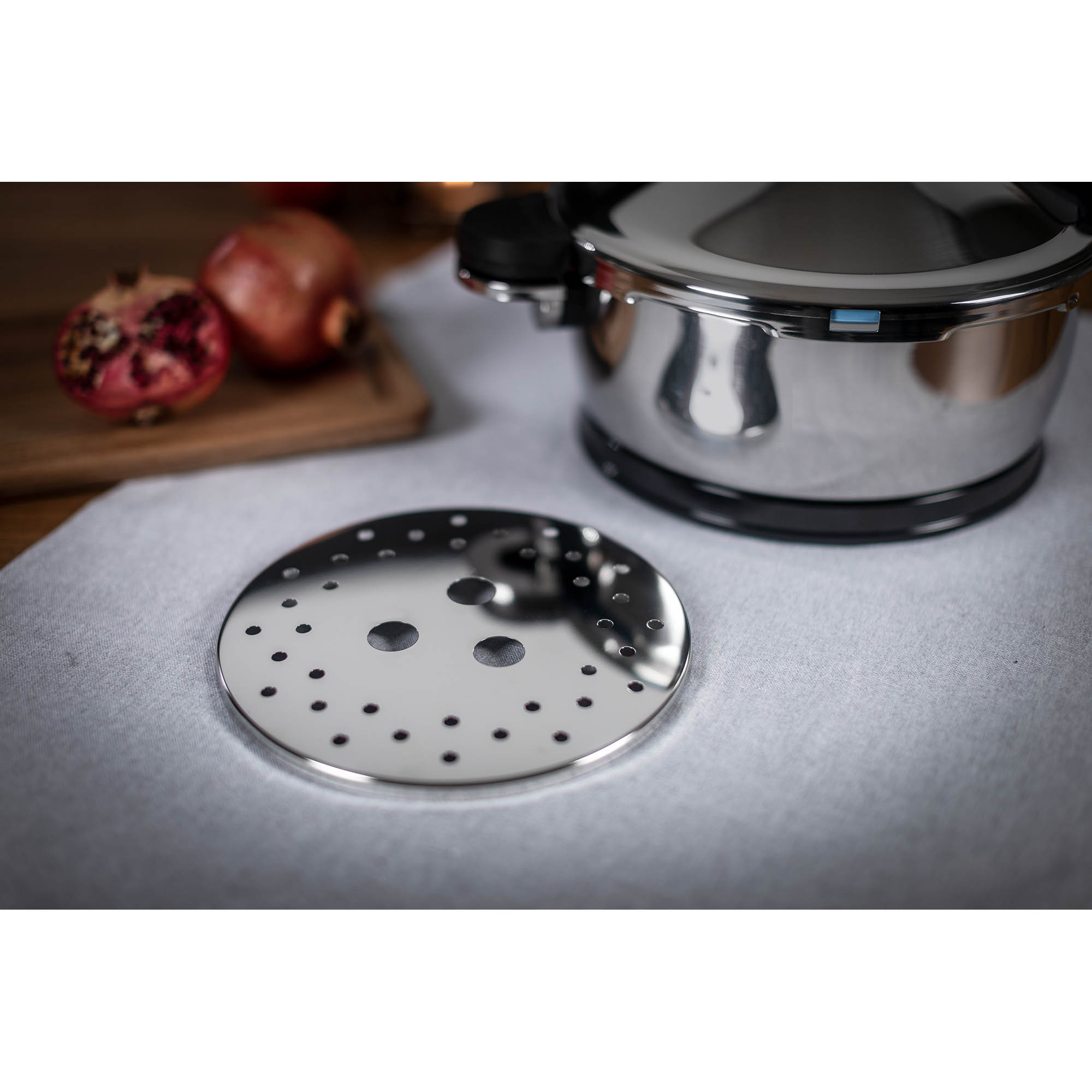 KUHN RIKON Pressure cooker DUROTHERM PRO BLACK Thermo cooking pot 22 cm 5.0 litres