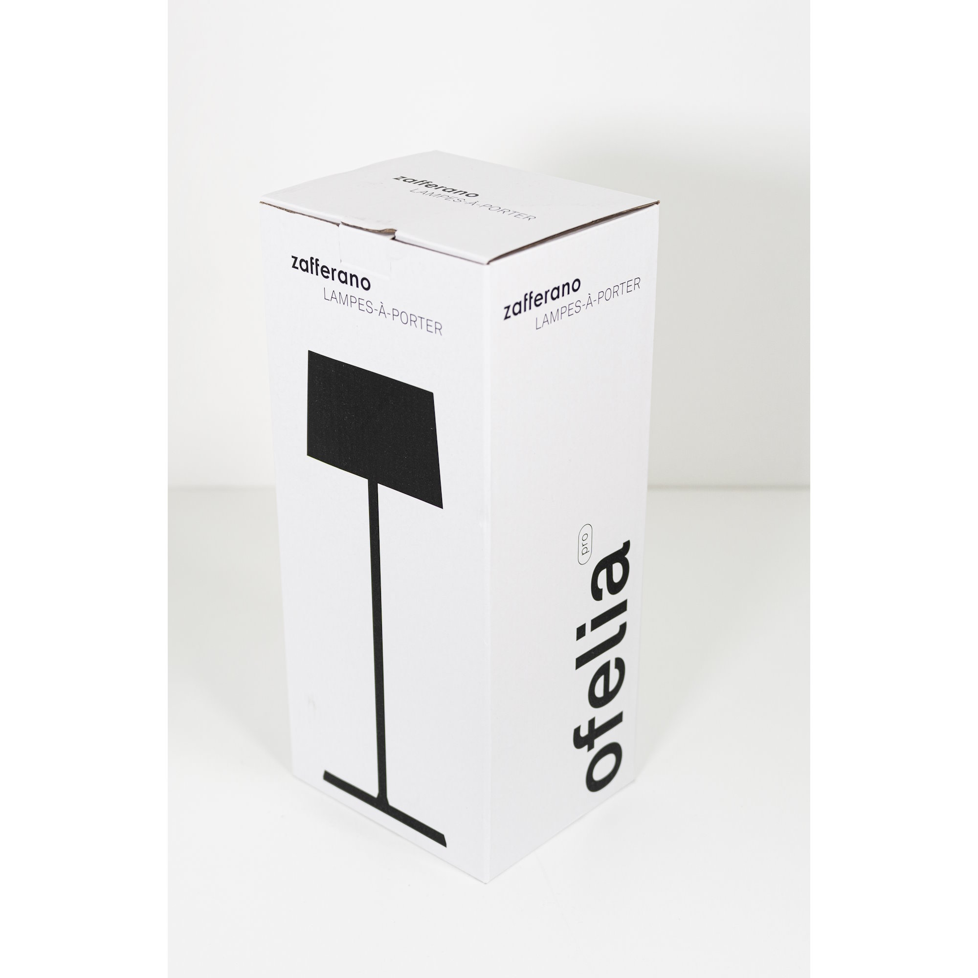 ZAFFERANO LED table lamp OFELIA PRO 29 cm Dark grey