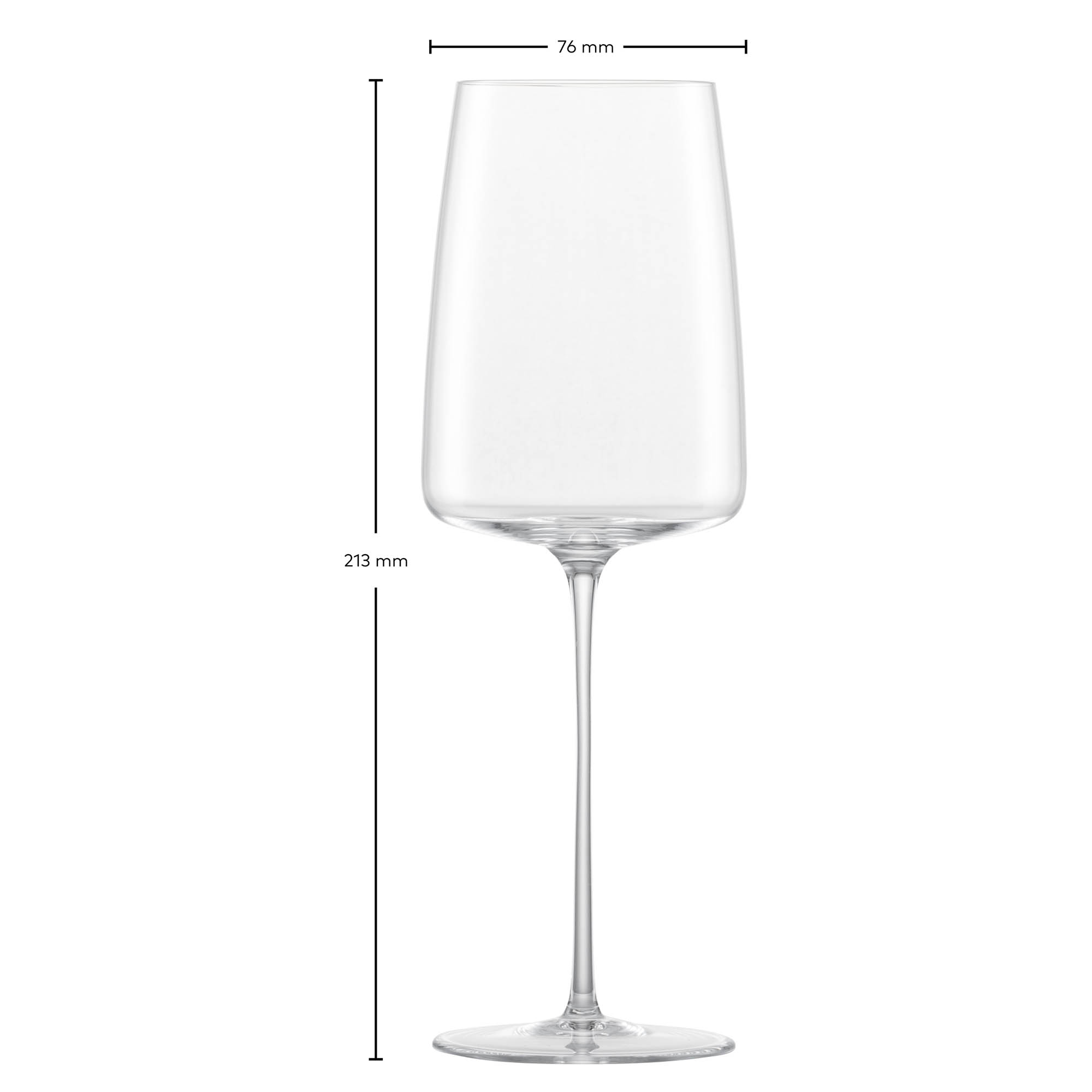 ZWIESEL GLAS Serie SIMPLIFY Weinglas leicht & frisch mundgeblasen 2 Stück 382 ml
