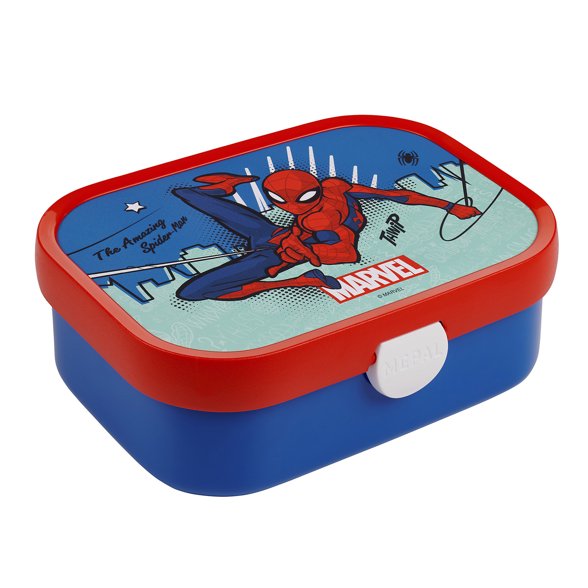 MEPAL Brotdose mit Bento-Einsatz CAMPUS 0,75 Liter Motiv Spiderman