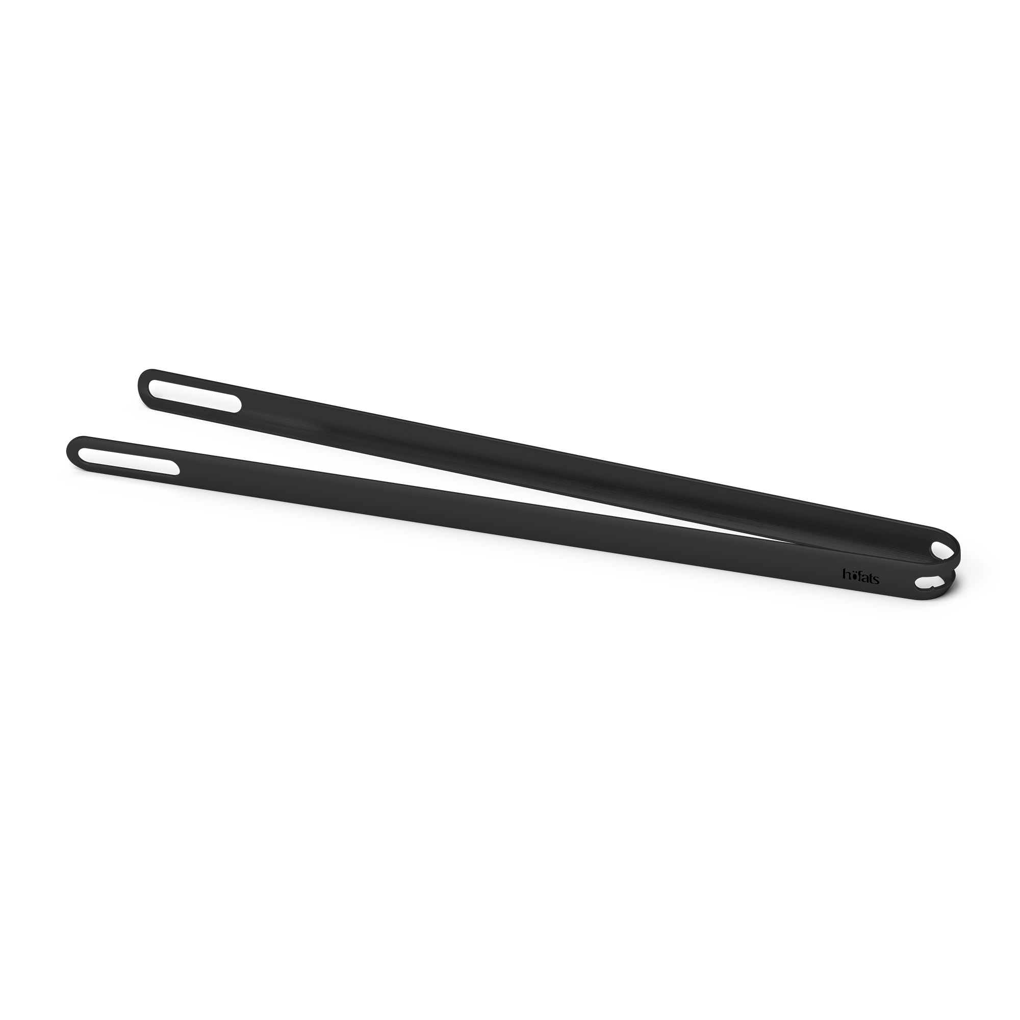 HÖFATS Grillzange 39,5 cm Edelstahl schwarz