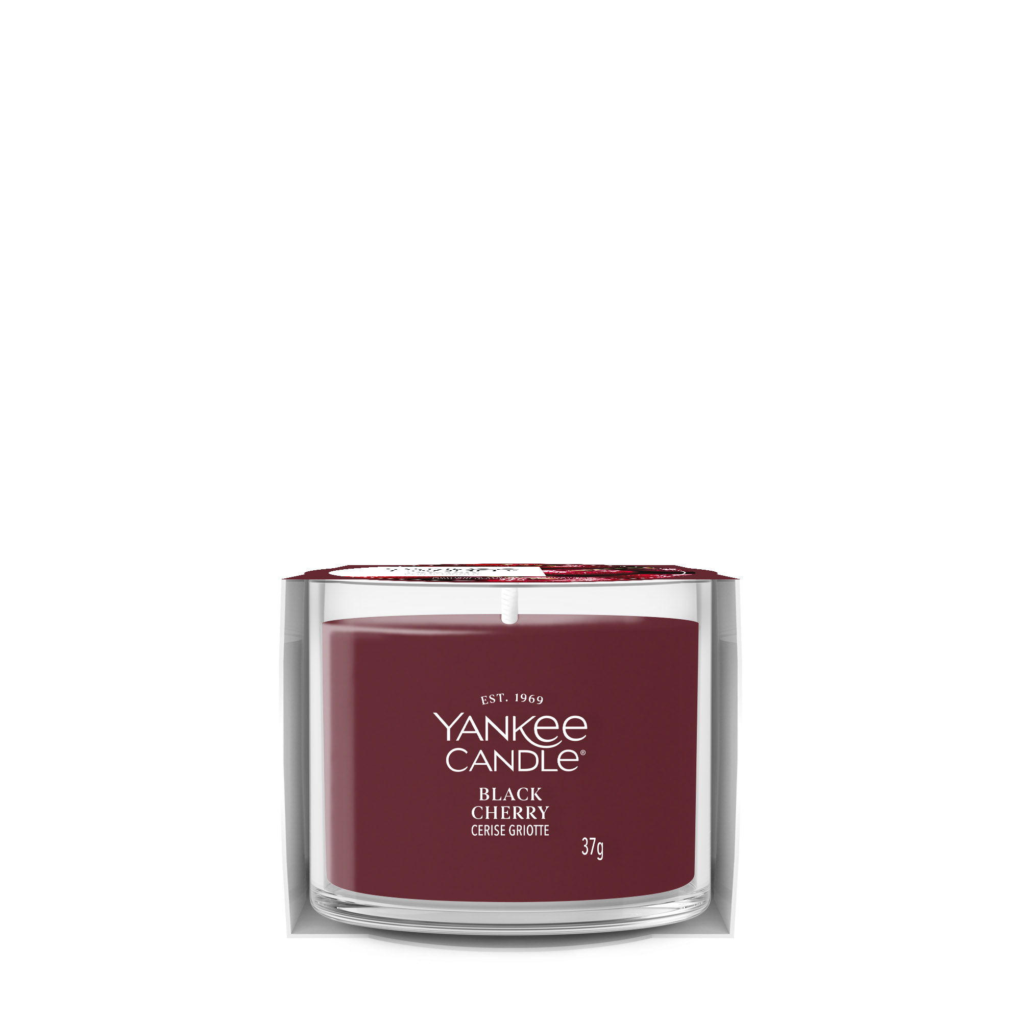 YANKEE CANDLE glass votive candle BLACK CHERRY 37 g scented candle