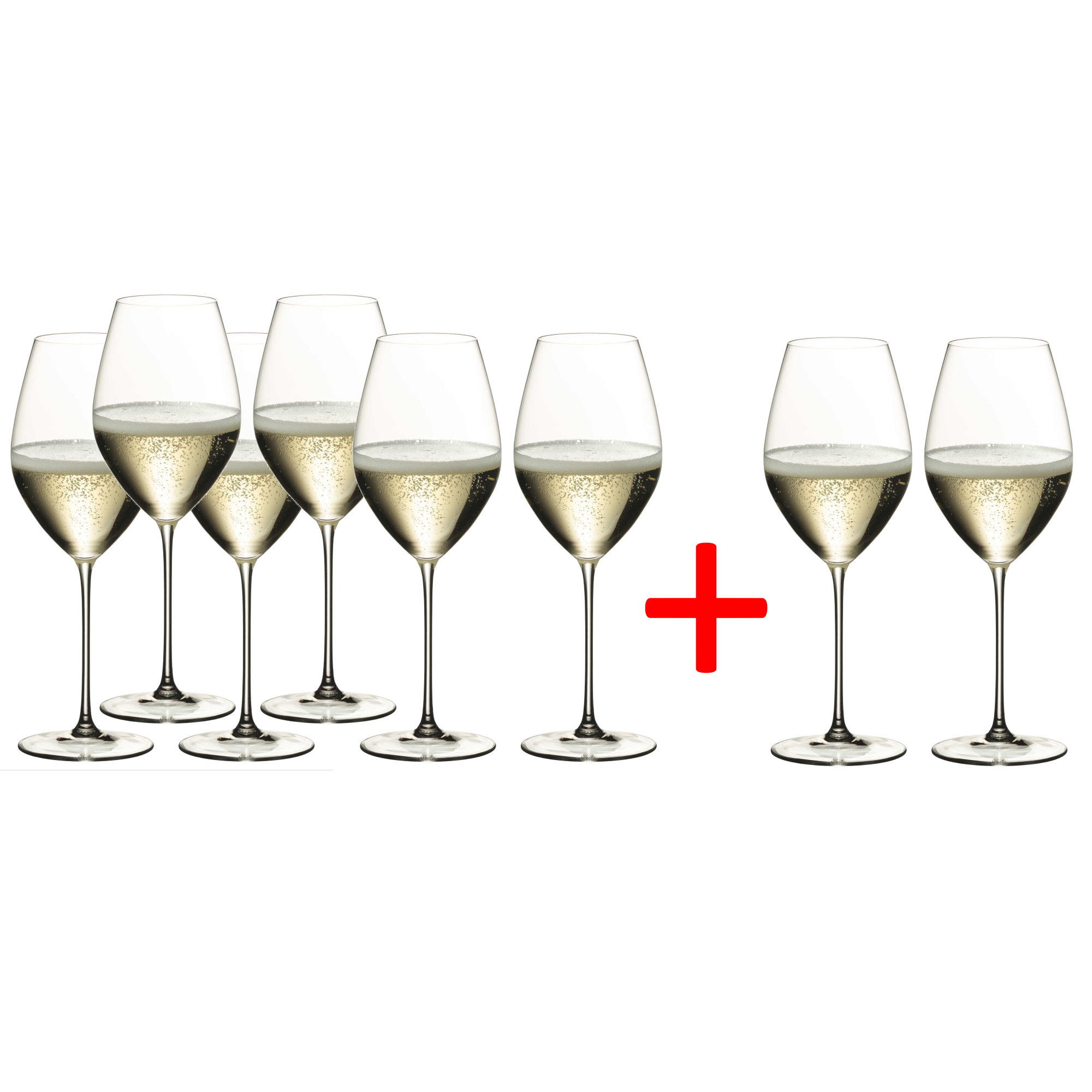 RIEDEL Serie VERITAS Champagne Glas 8 Stück / Value Pack 8 für 6 Set