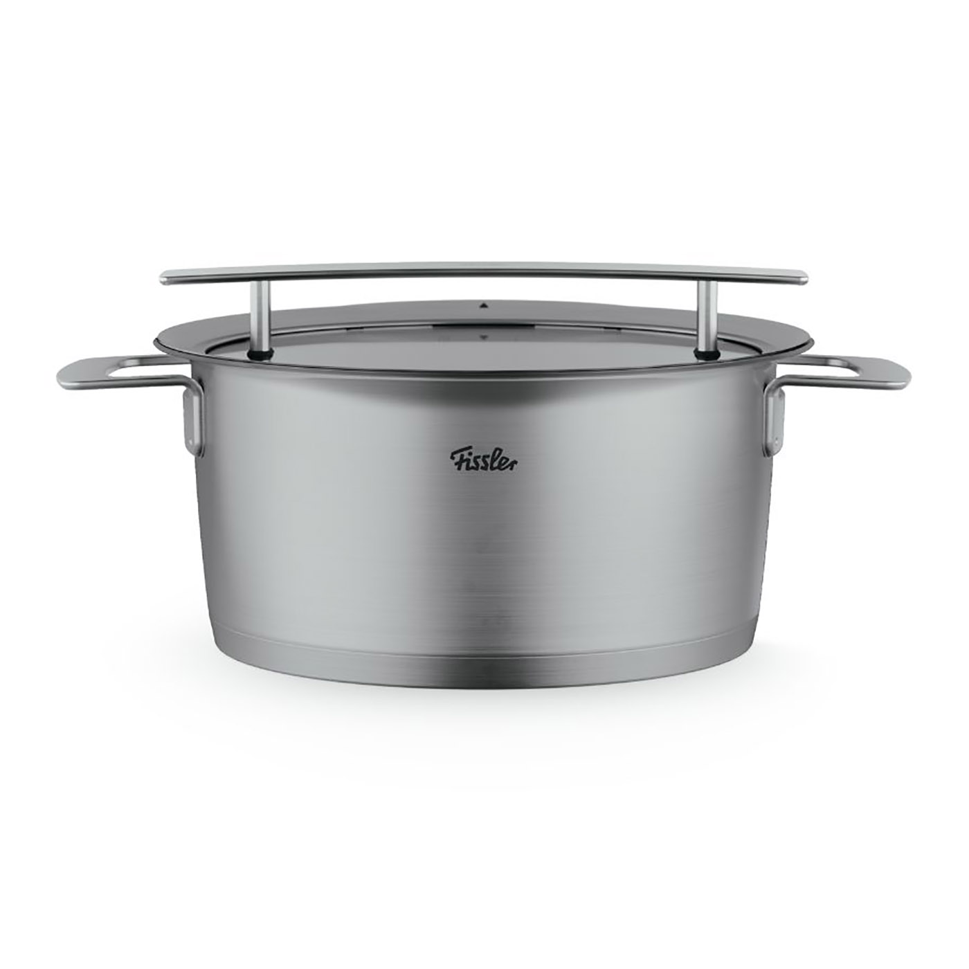 FISSLER Serie PHI COLLECTION Fleischtopf 24 cm 5,1 Liter mit Glasdeckel