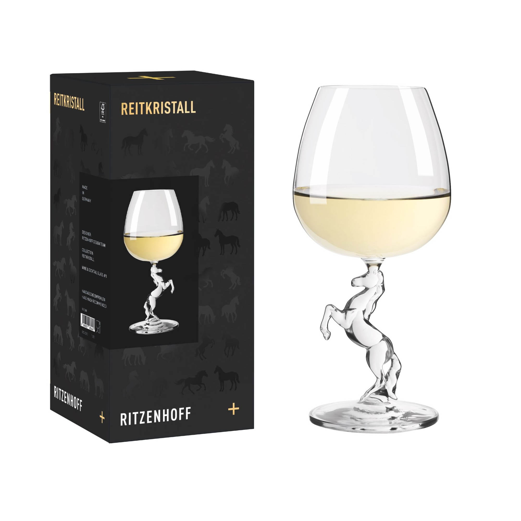 RITZENHOFF Cocktail glass wine glass REITKRISTALL 417 ml