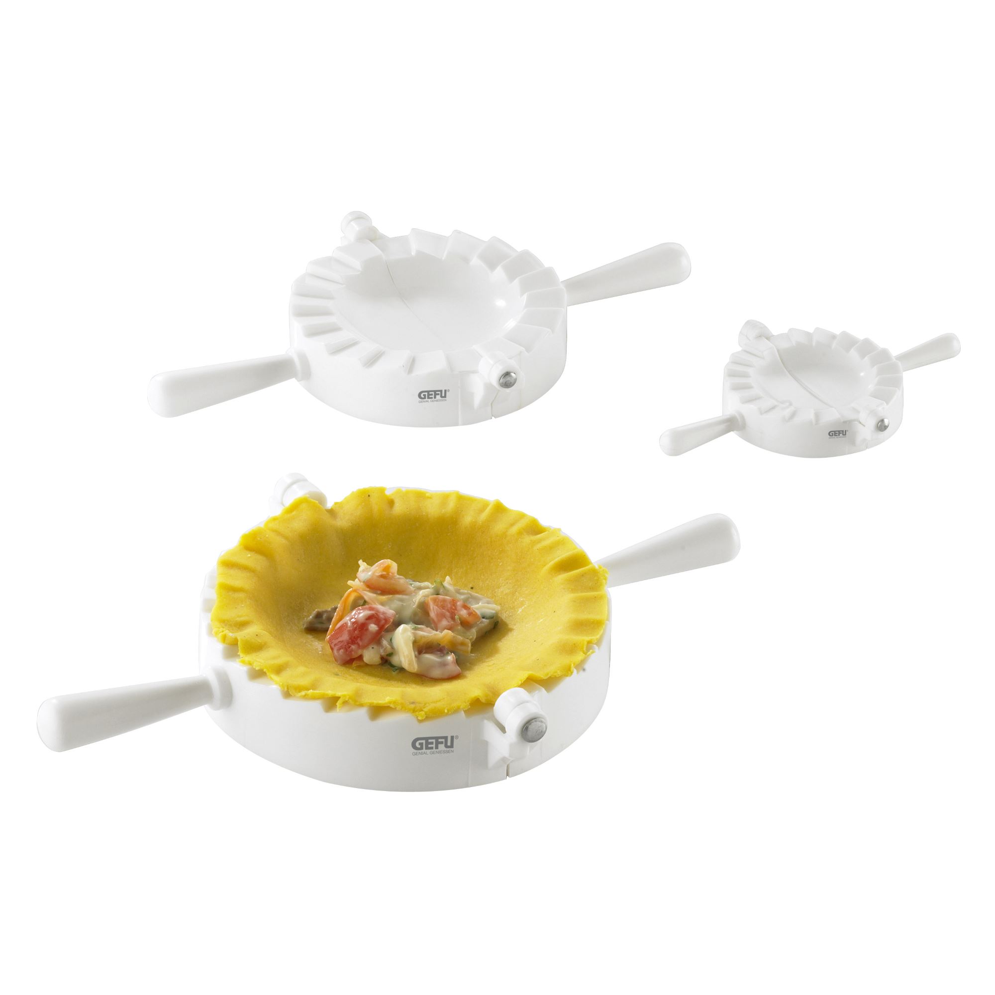 GEFU Ravioliformer / Maultaschenformer VERONA 3 teiliges Set