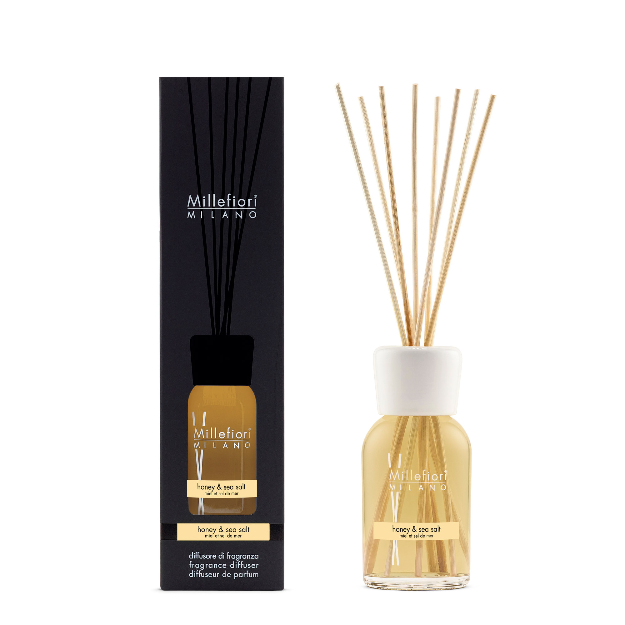 MILLEFIORI MILANO Raumduft Diffuser 250 ml HONEY & SEA SALT