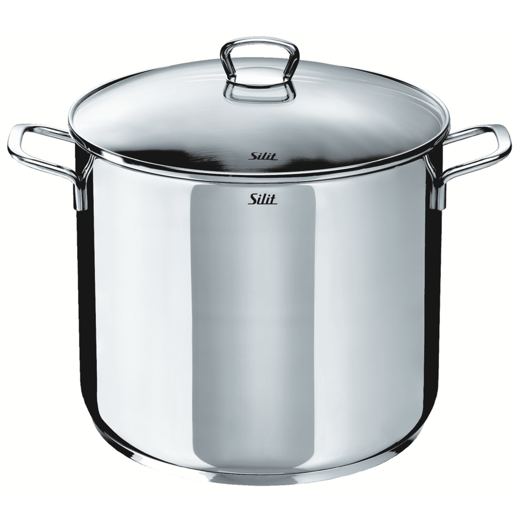 SILIT Gemüsetopf Suppentopf 28 cm - 12 Liter INDUKTION Glasdeckel