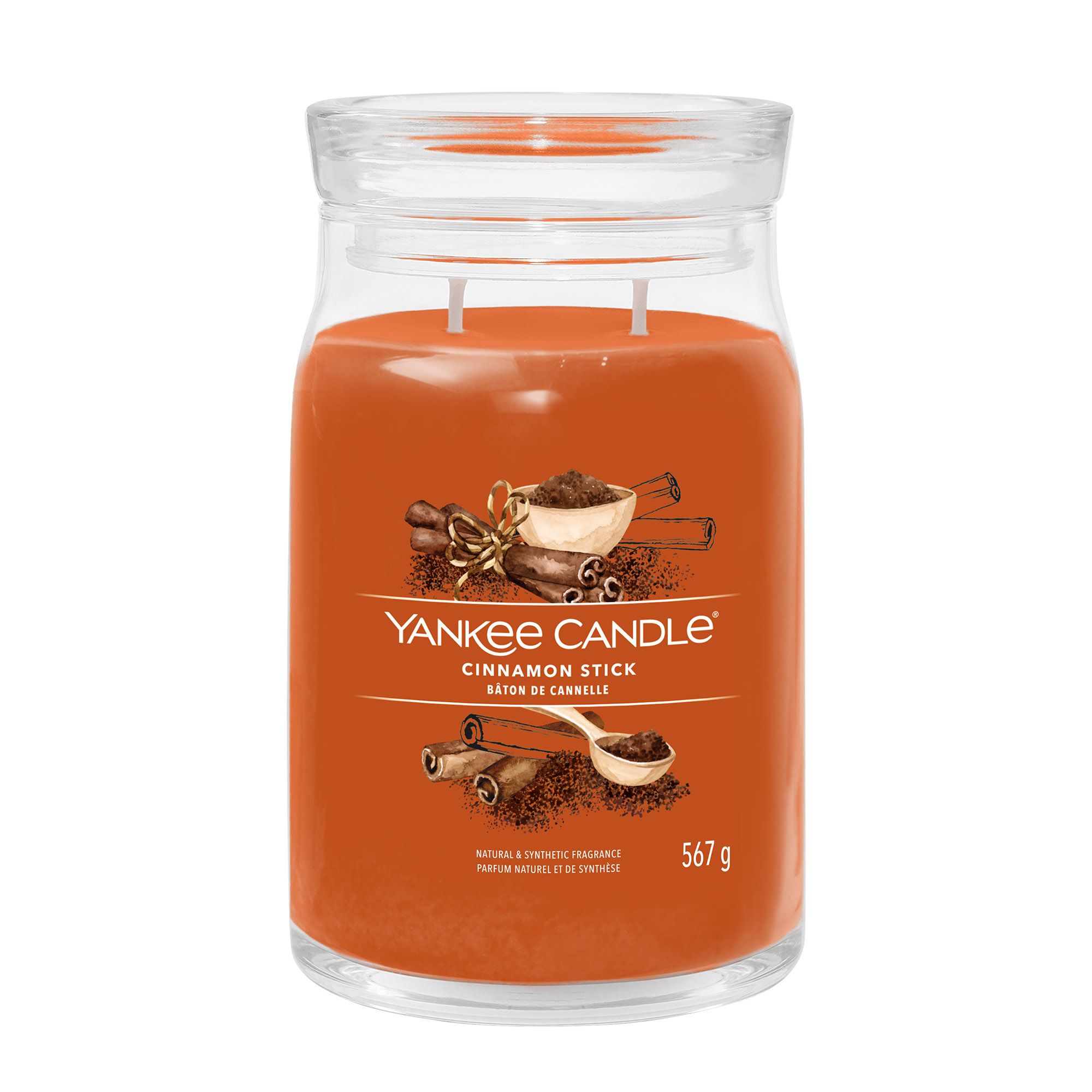 YANKEE CANDLE Große Signature Kerze CINNAMON STICK 567 g Duftkerze