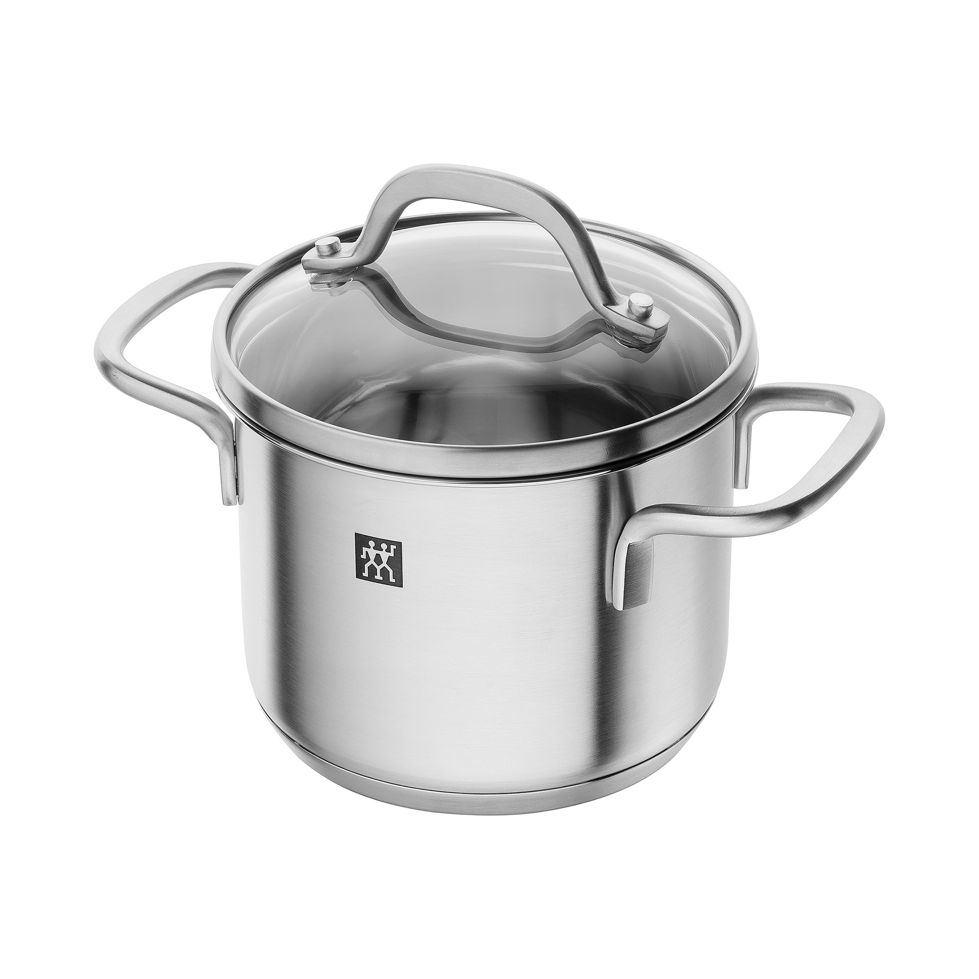 ZWILLING Serie PICO Mini-Kochtopf 12 cm 0,8 Liter Glasdeckel INDUKTION