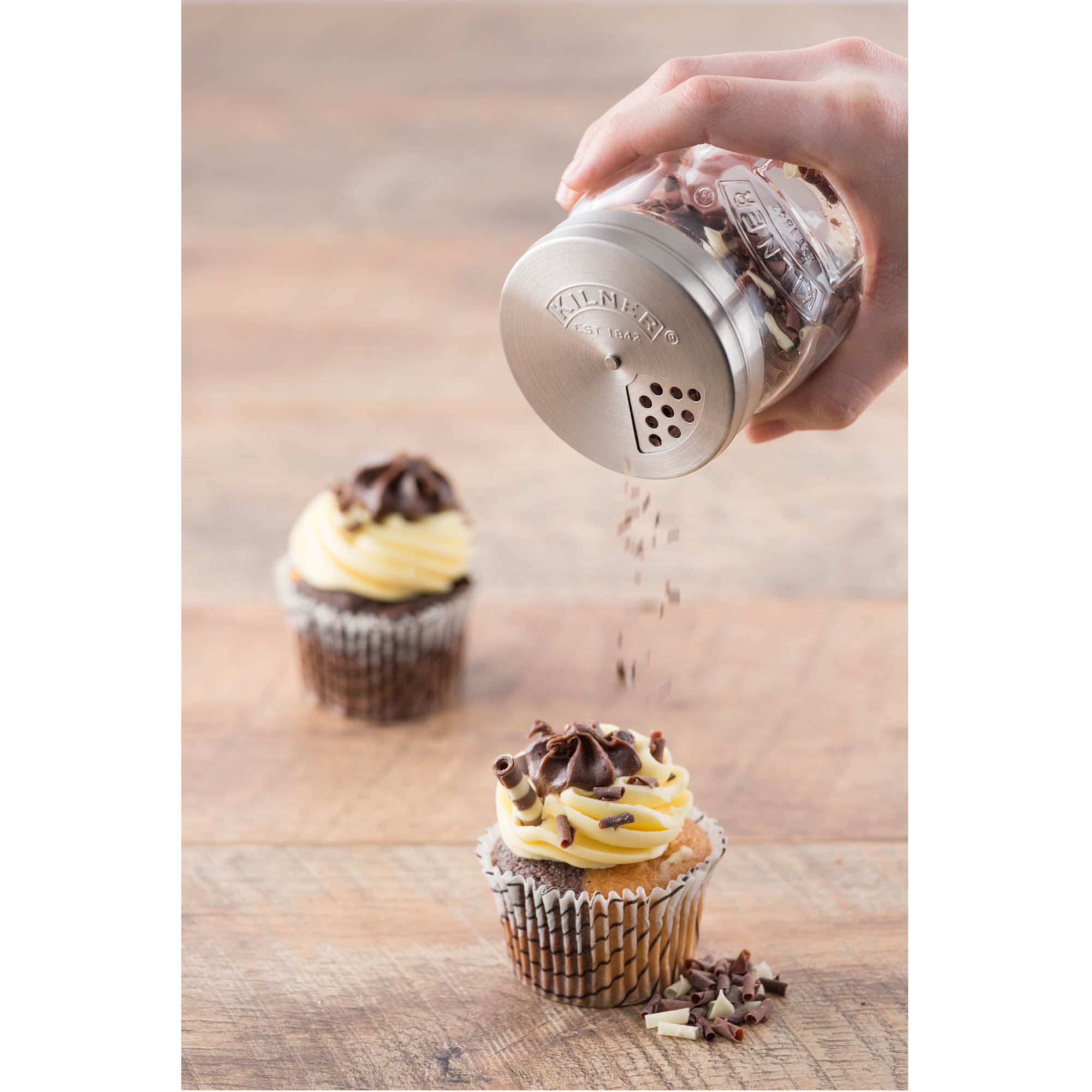 KILNER 0.25-litre spice jar with screw cap