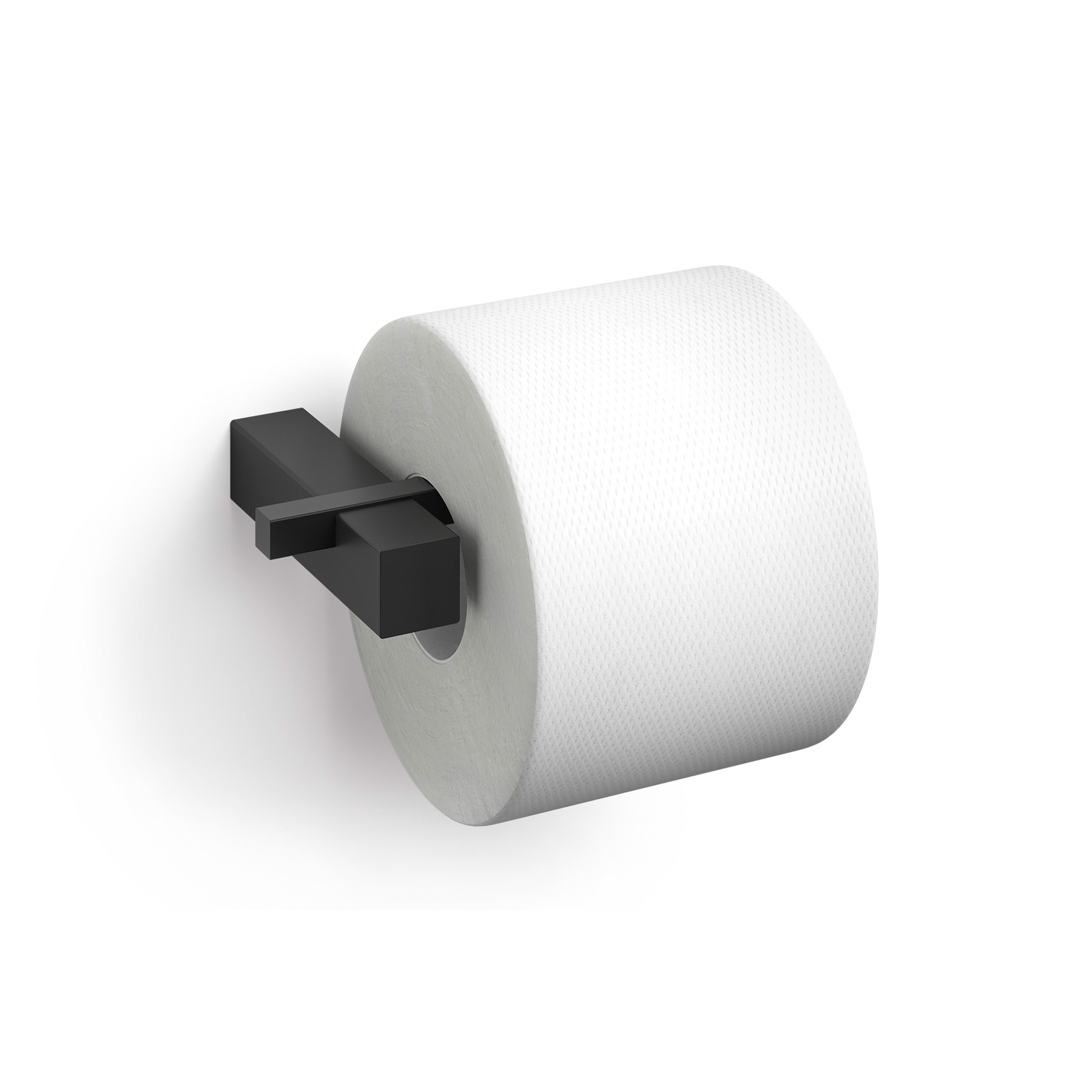 ZACK Toilettenpapierhalter CARVO aus Edelstahl matt schwarz